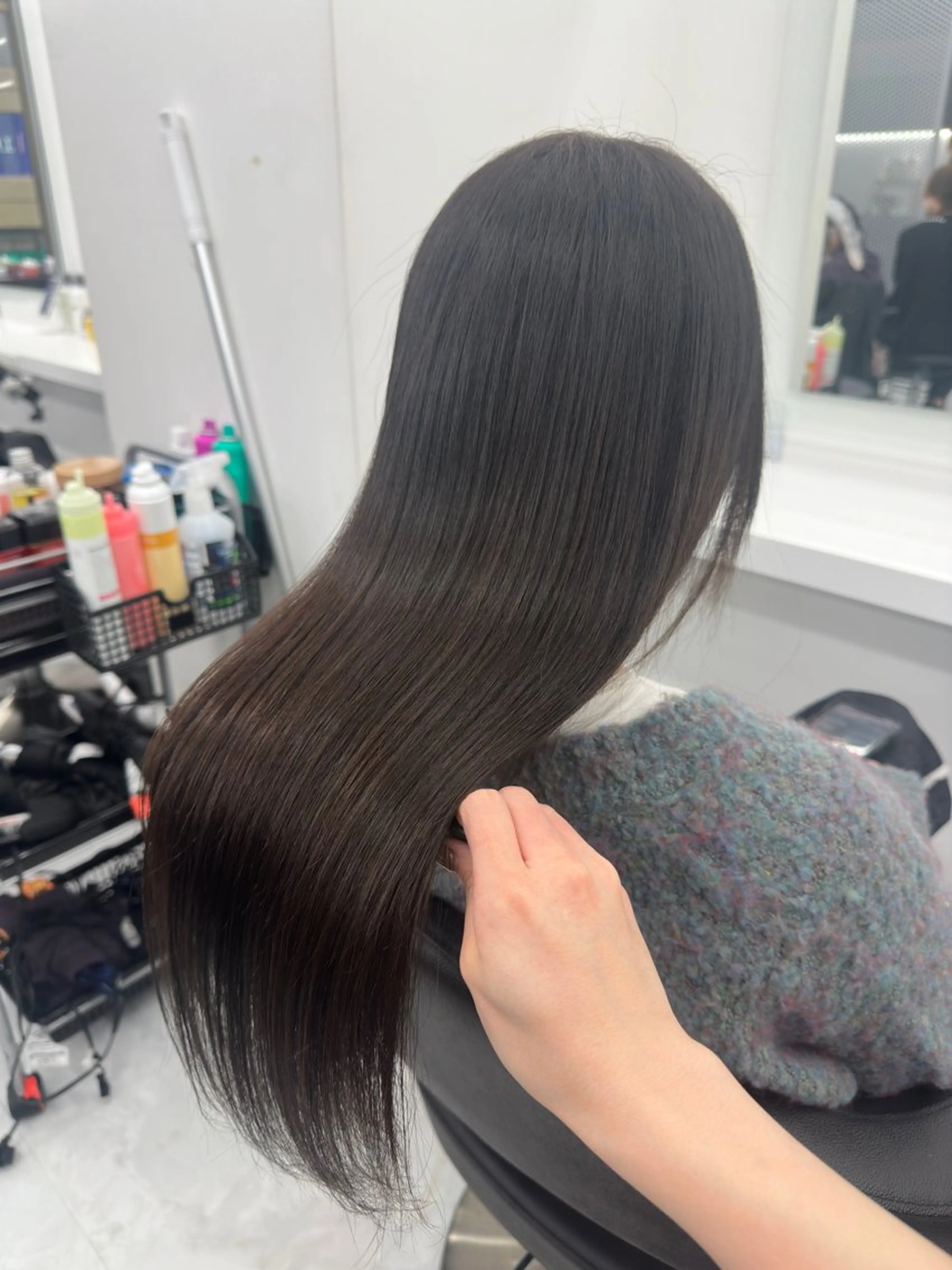 ロング カラー パーマ ヘアアレンジ メンズ ♥️韓国ヘア レイヤー♥️ゆりのヘアスタイル