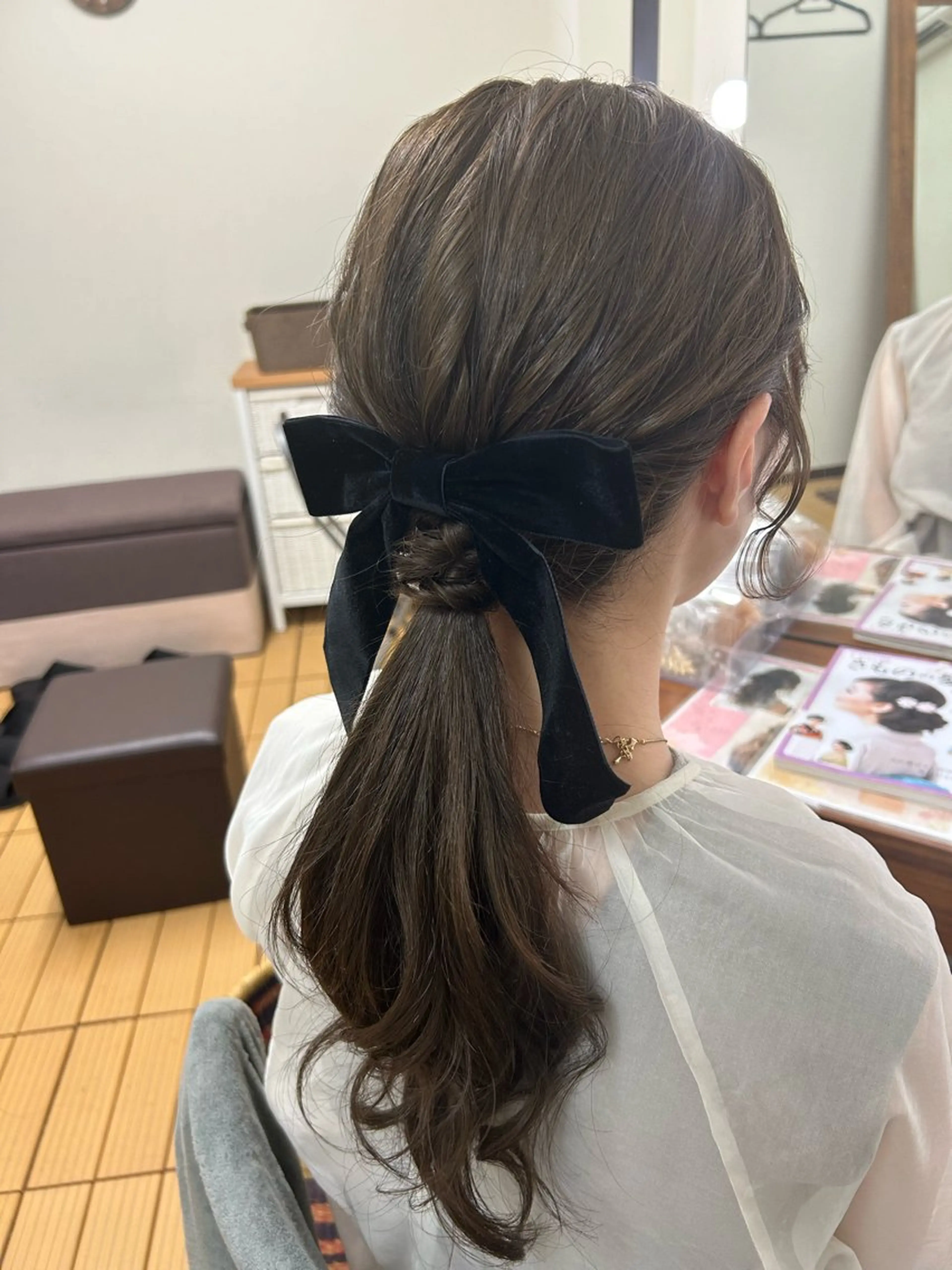 ロング ヘアセット Delight ヘアメイク着付けのヘアスタイル