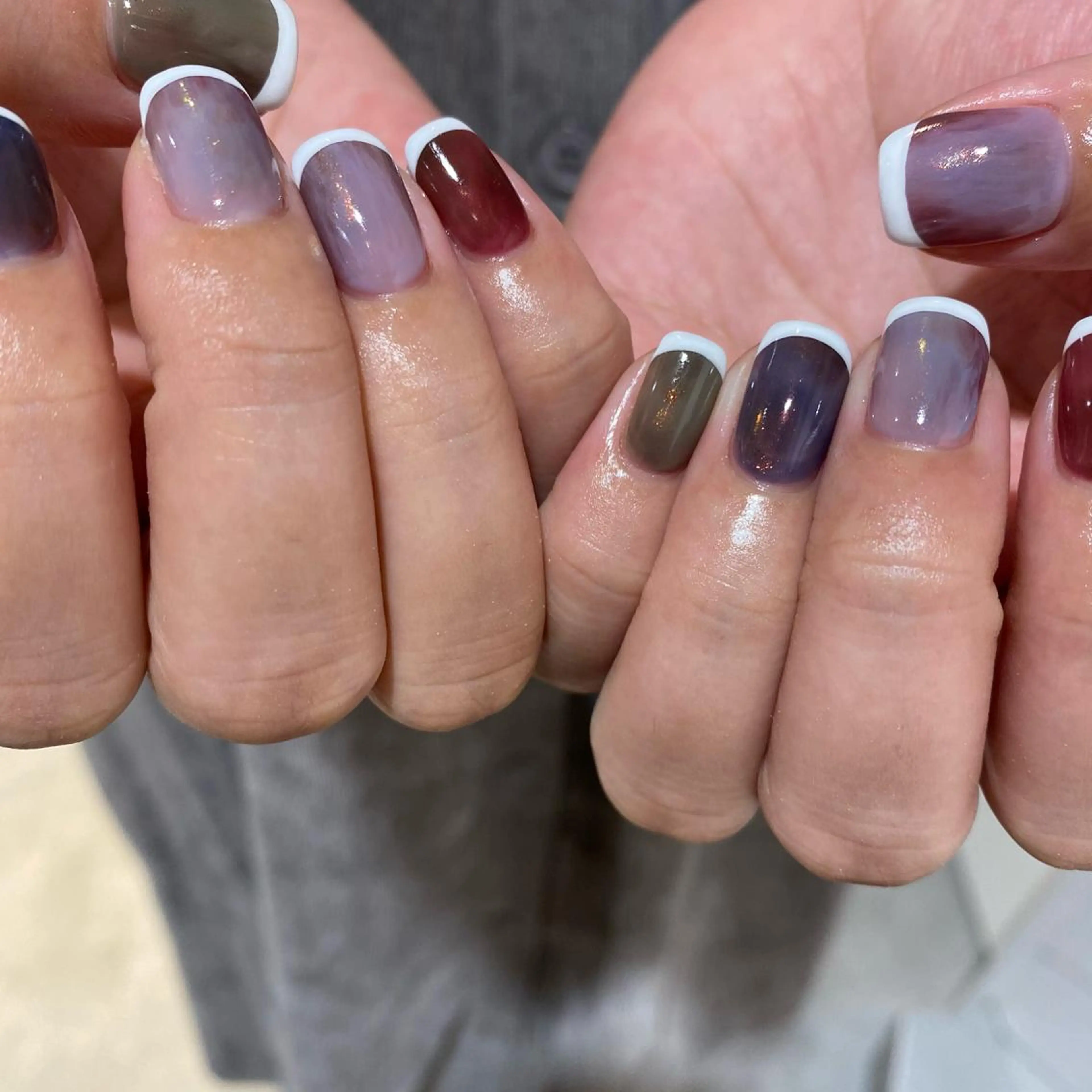 ネイル ハンドネイル 岩本 杏のネイルデザイン