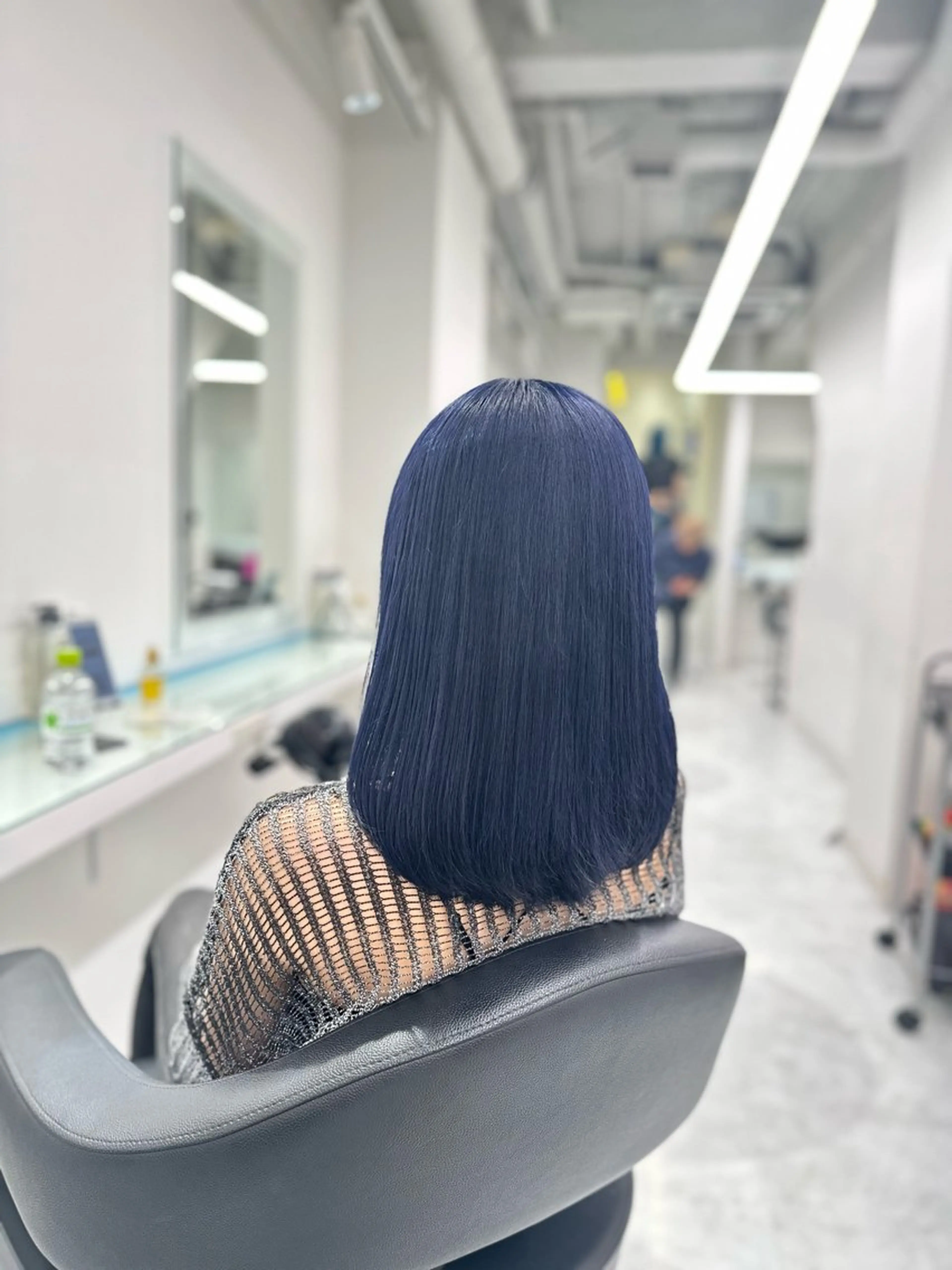 セミロング カラー ヘアカラー トリートメント ヘッドスパ ヘアセット ❄最強かわいいカラー ❄️MINA❄️のヘアスタイル