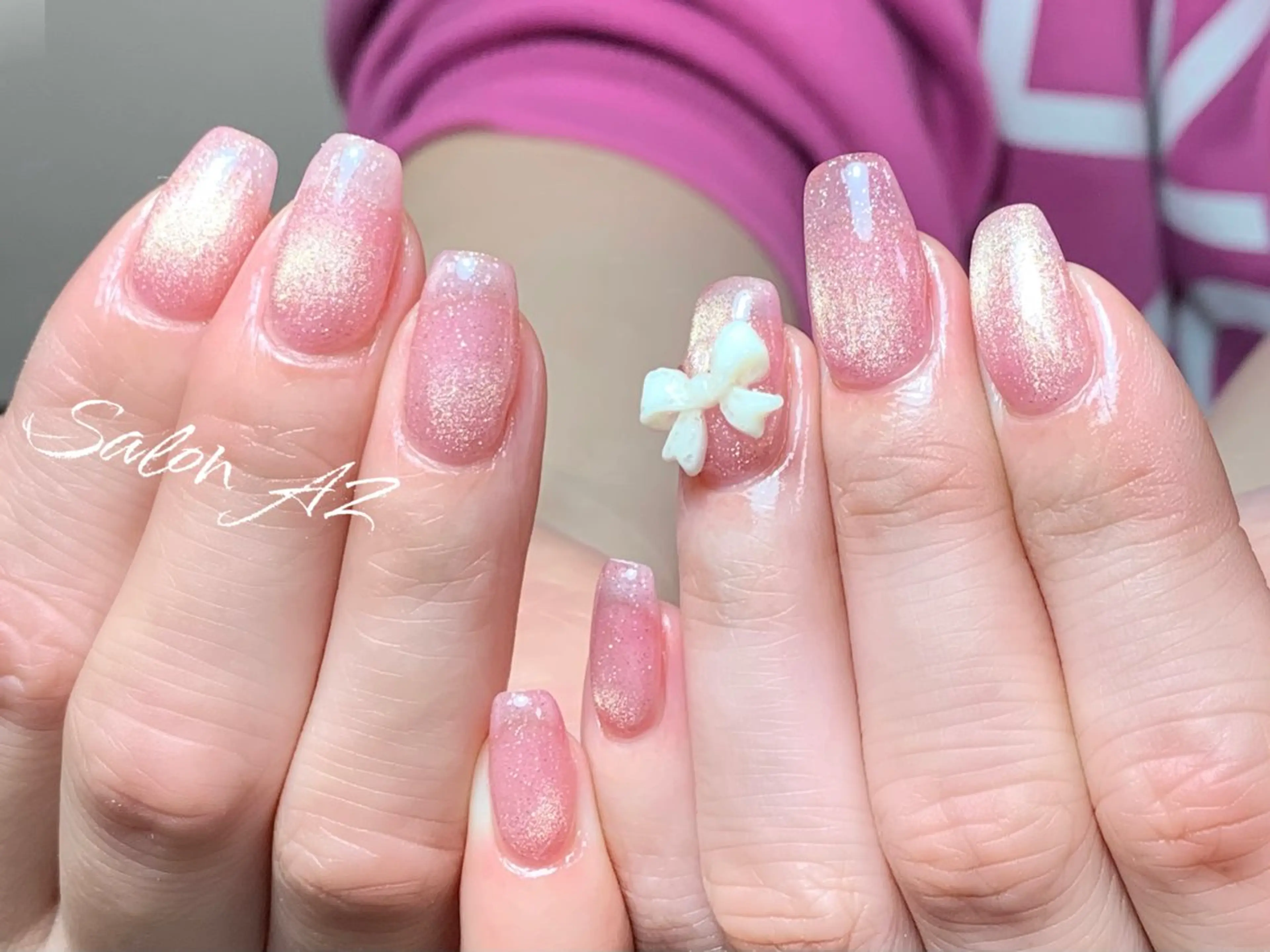 ネイル アートネイル フットネイル フレンチネイル マグネットネイル 持ち込み ハンドネイル salon AZのネイルデザイン