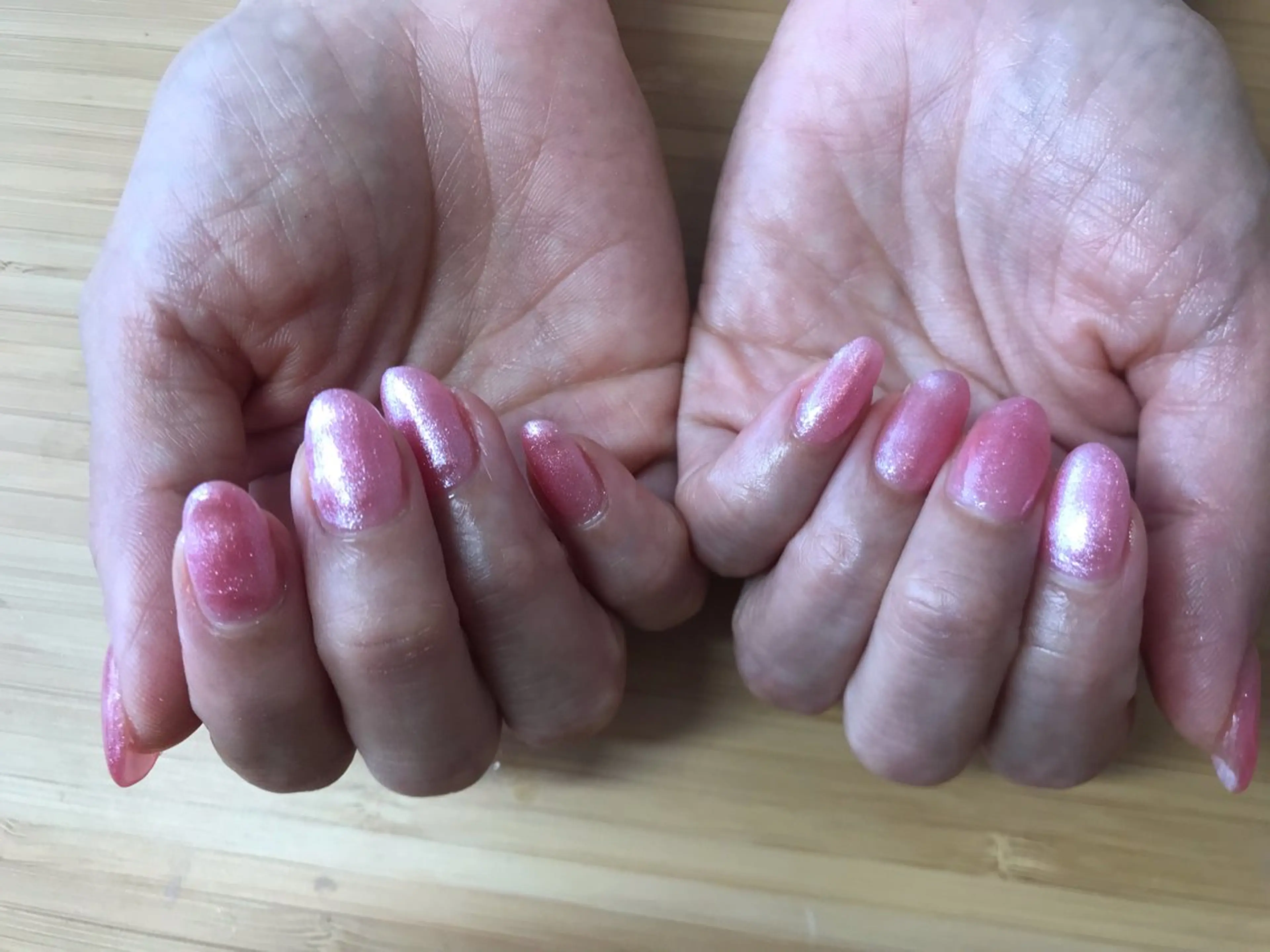 ネイル オフィスネイル ワンカラーネイル ピンク シンプルネイル ハンドネイル Nailist Missaのネイルデザイン