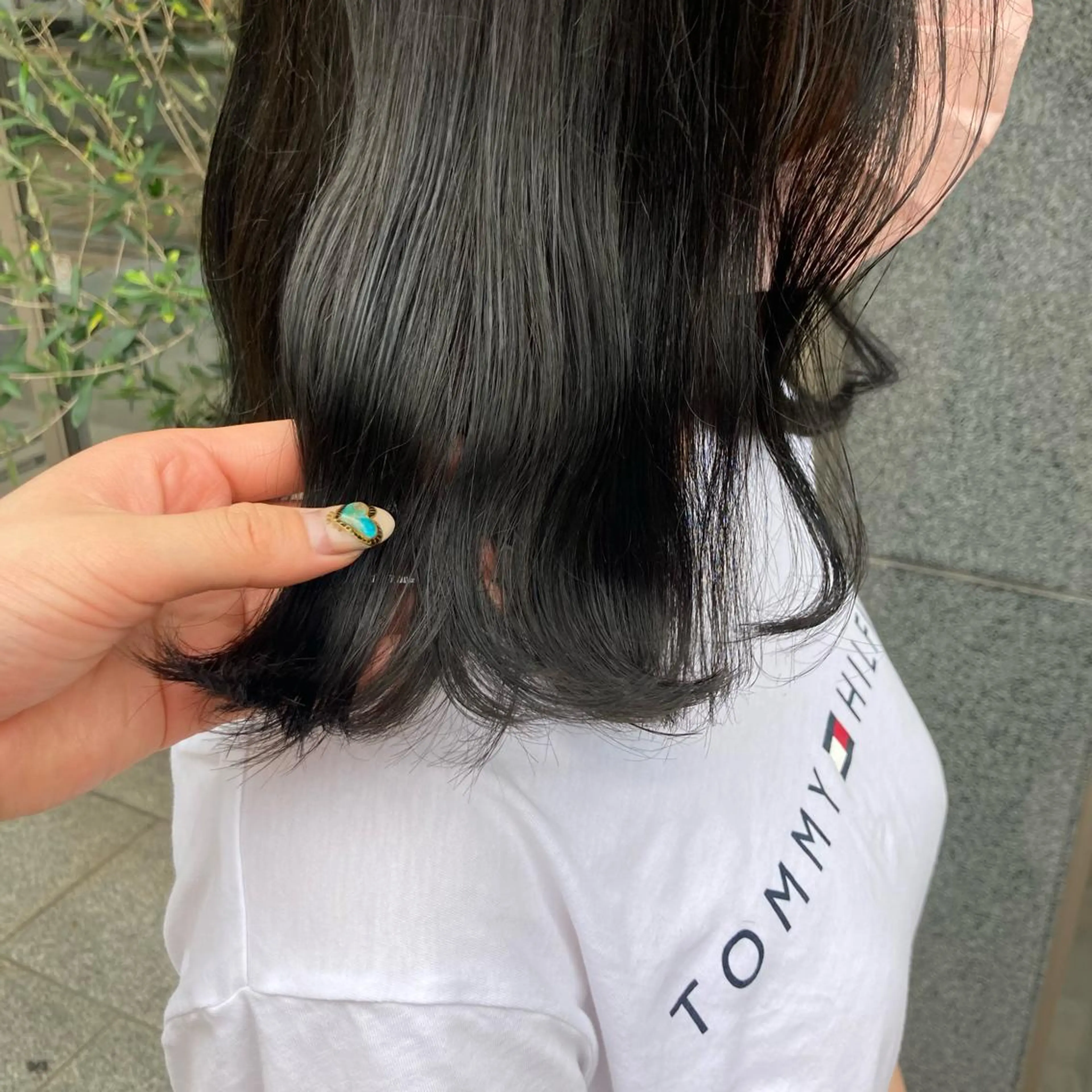 ミディアム カラー たかはし まいのヘアスタイル