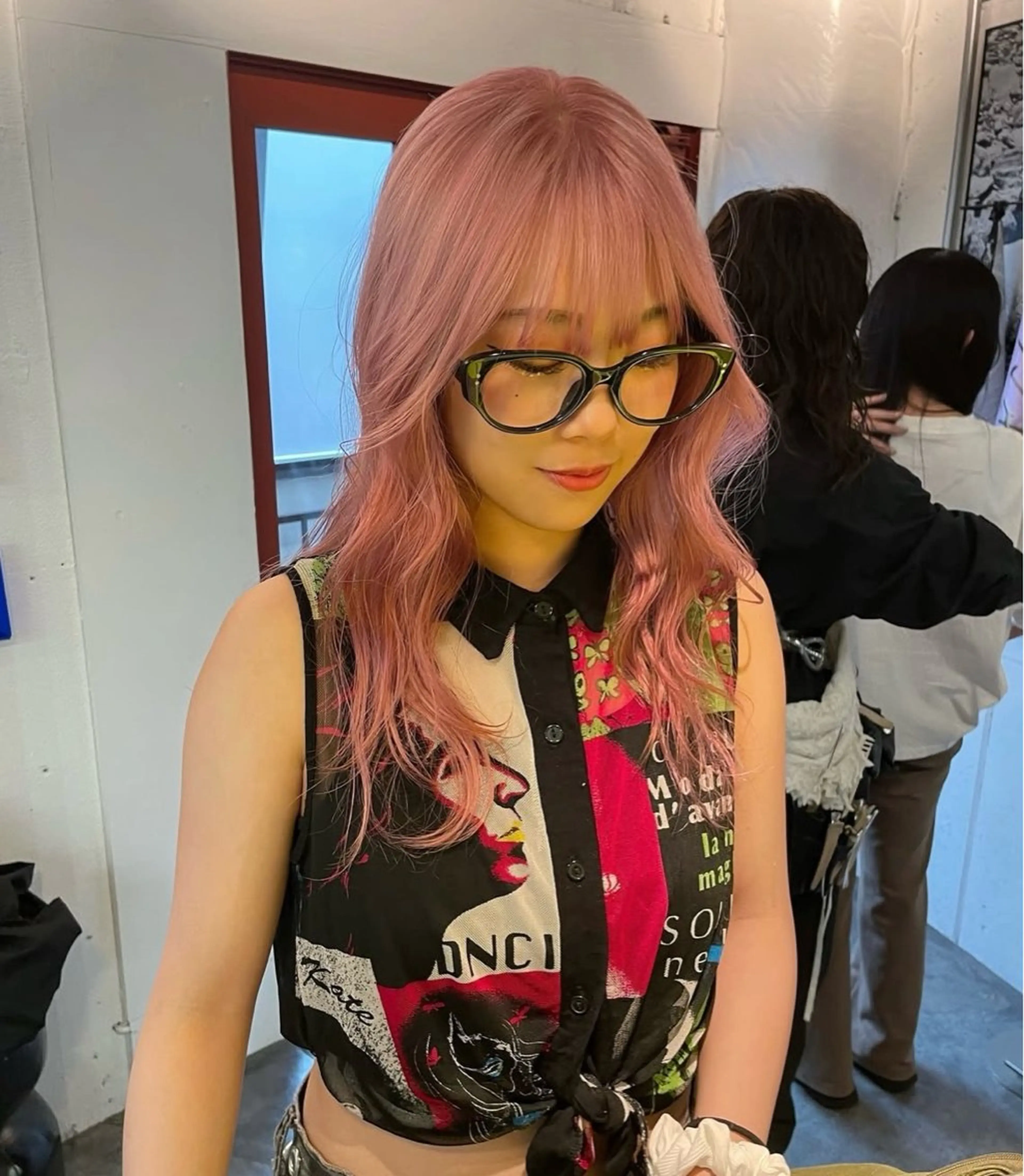 カラー ピンクカラー toiro所属・似合わせカット/ naokoのヘアスタイル