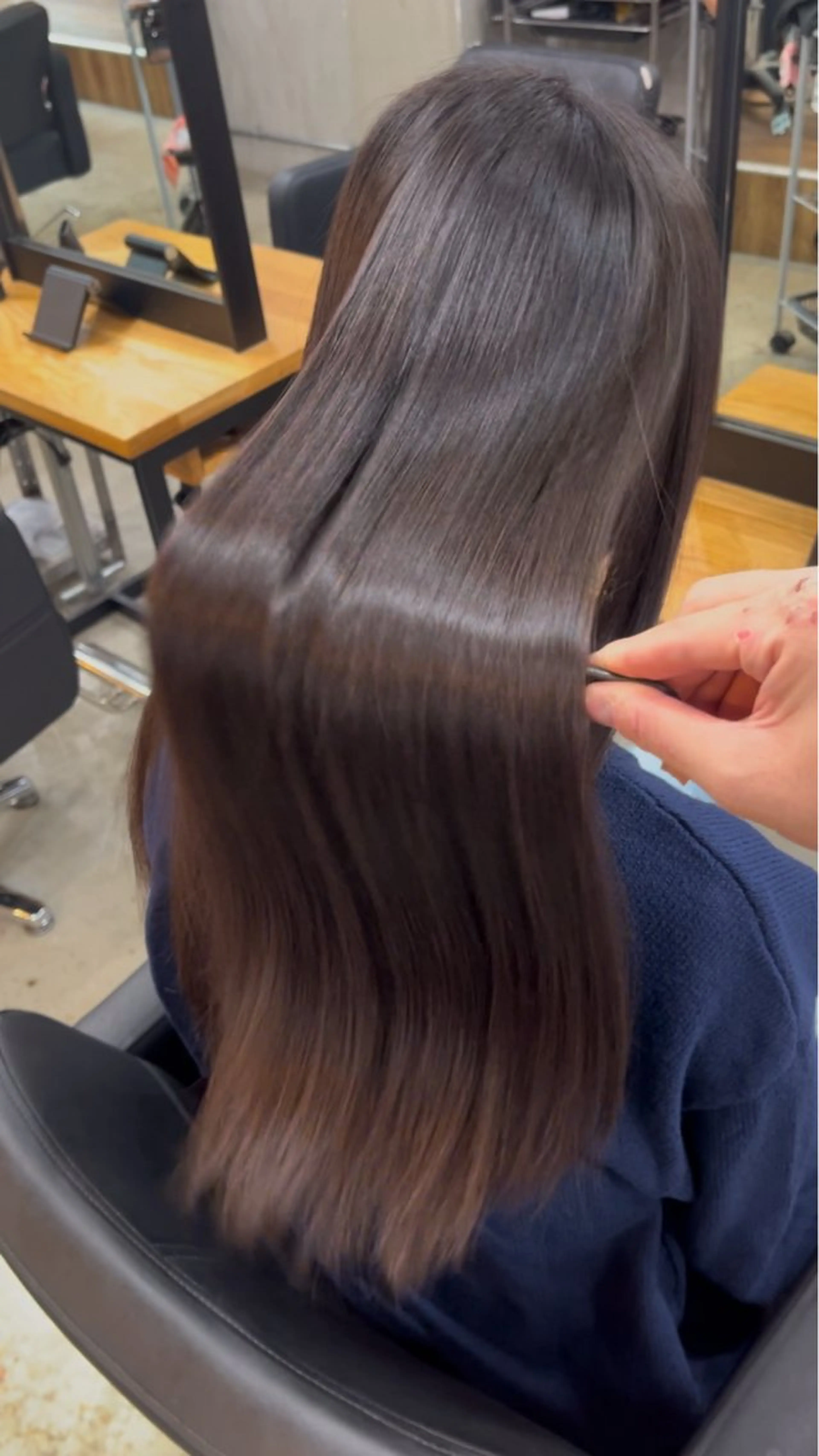 【1月ご新規限定】カット+美髪縮毛矯正+トリートメント14000円の写真