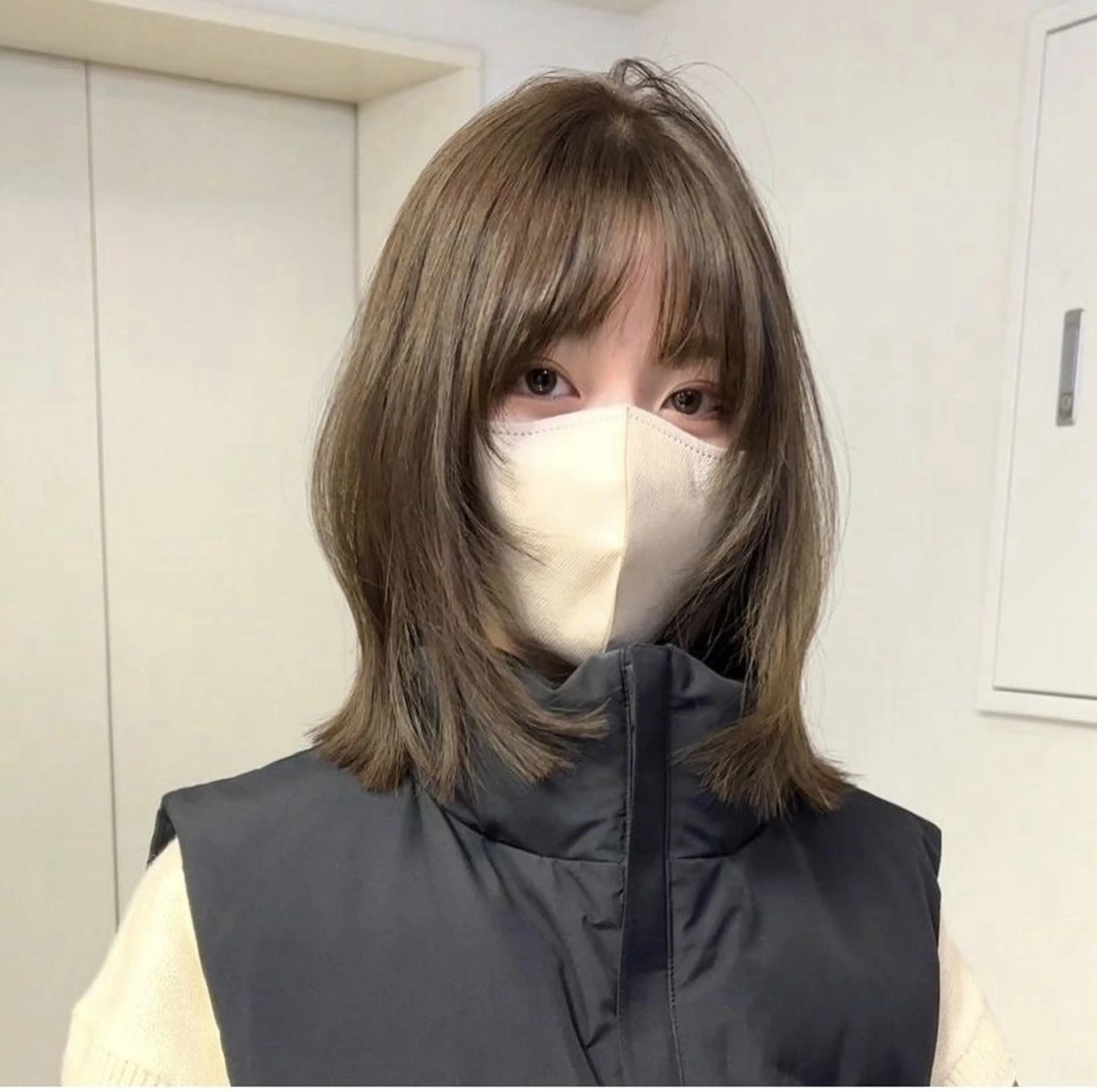 ミディアム ブリーチなし/透明感 /ショート/大世のヘアスタイル