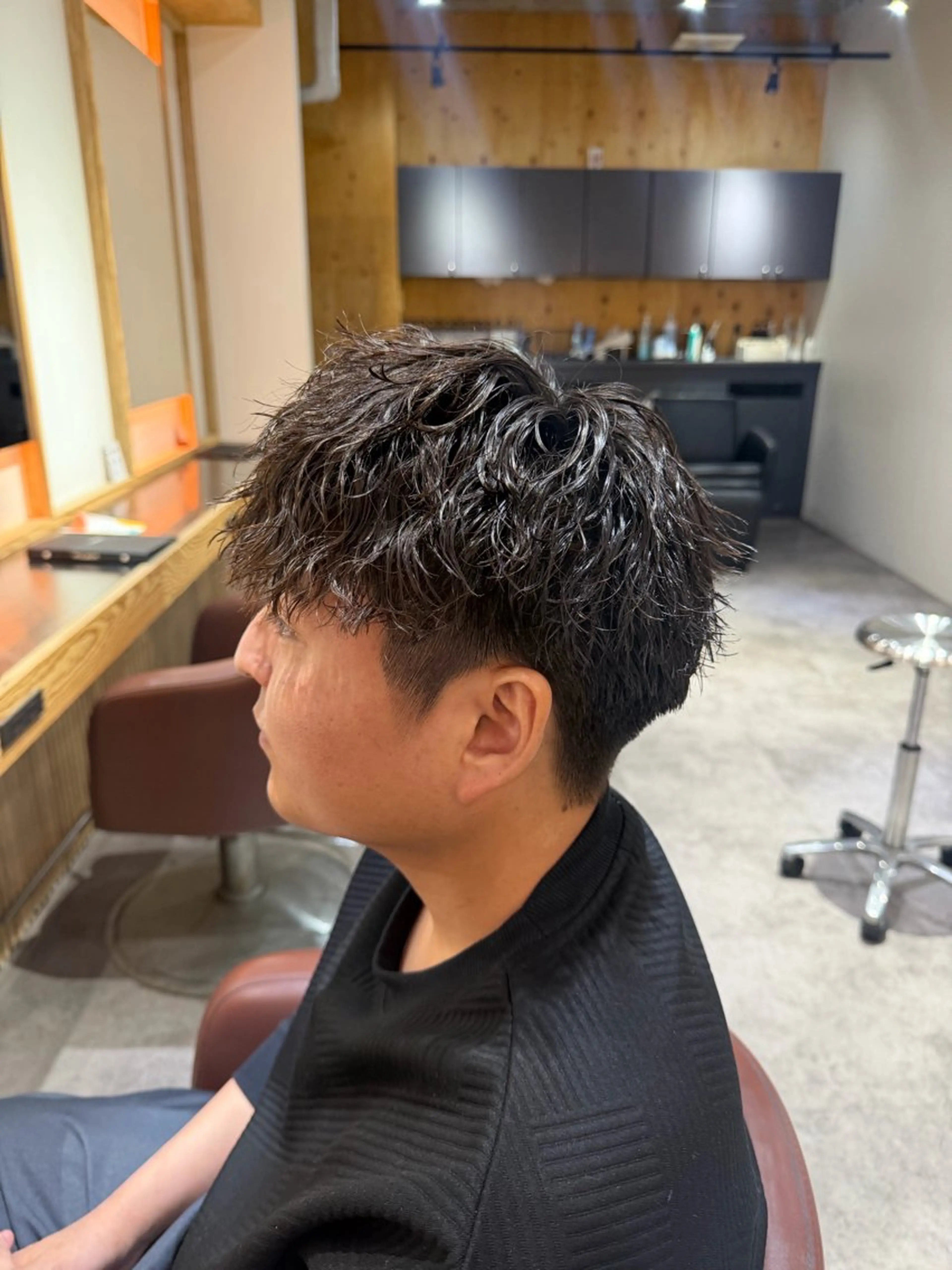 カラー パーマ メンズ カット パーマ パーマ特別価格🔥 宇宙のヘアスタイル