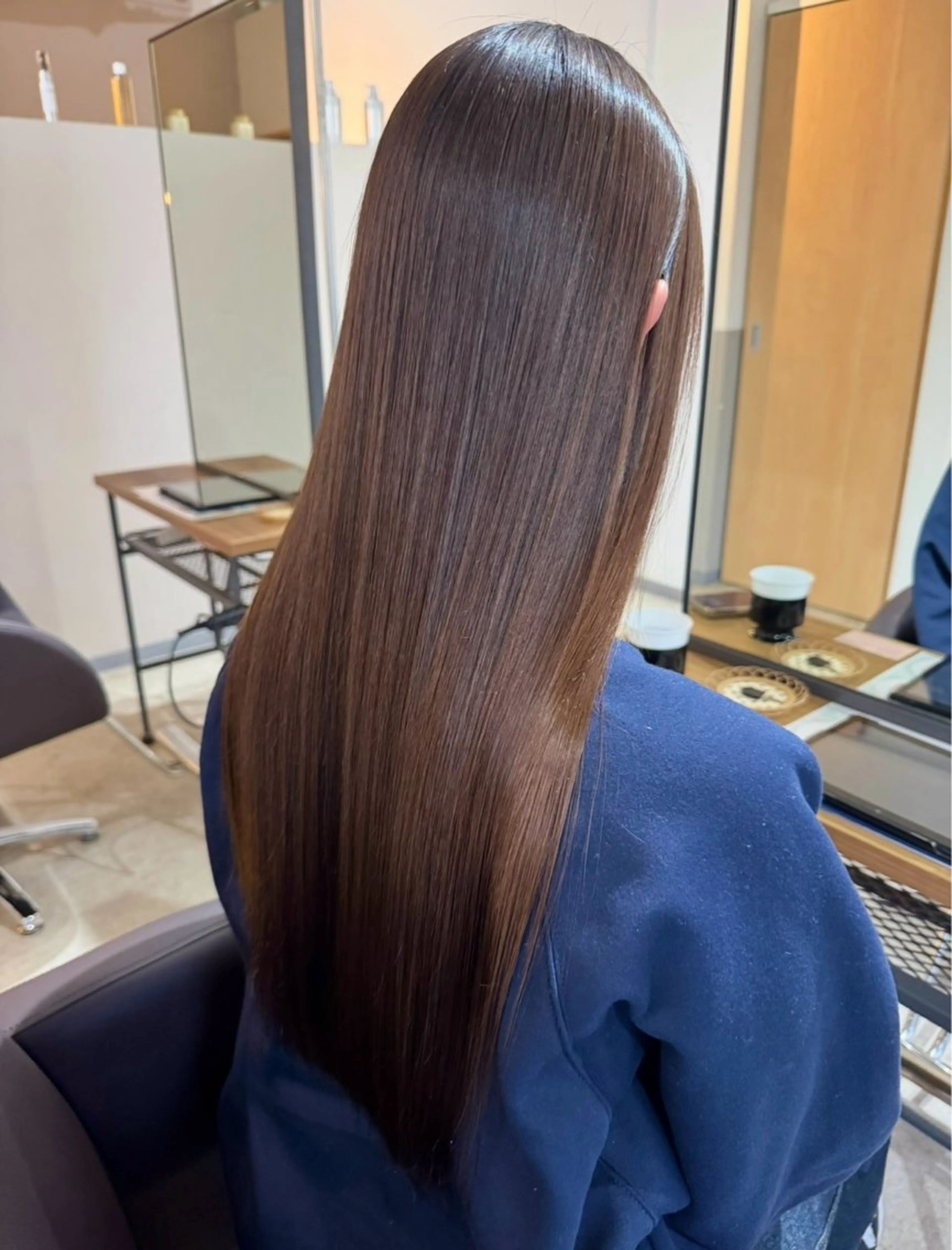 ロング ボブ 髪質改善 ロング 似合わせカット 縮毛矯正 🩷レイヤーカット 🩷顔周りカットのヘアスタイル