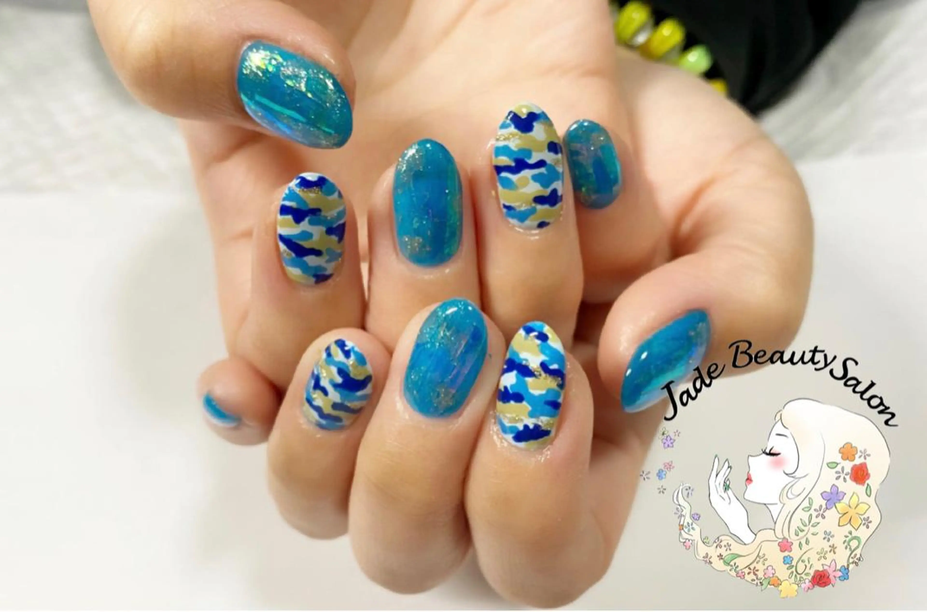 ミディアム ネイル JadeBeauty Salonのネイルデザイン