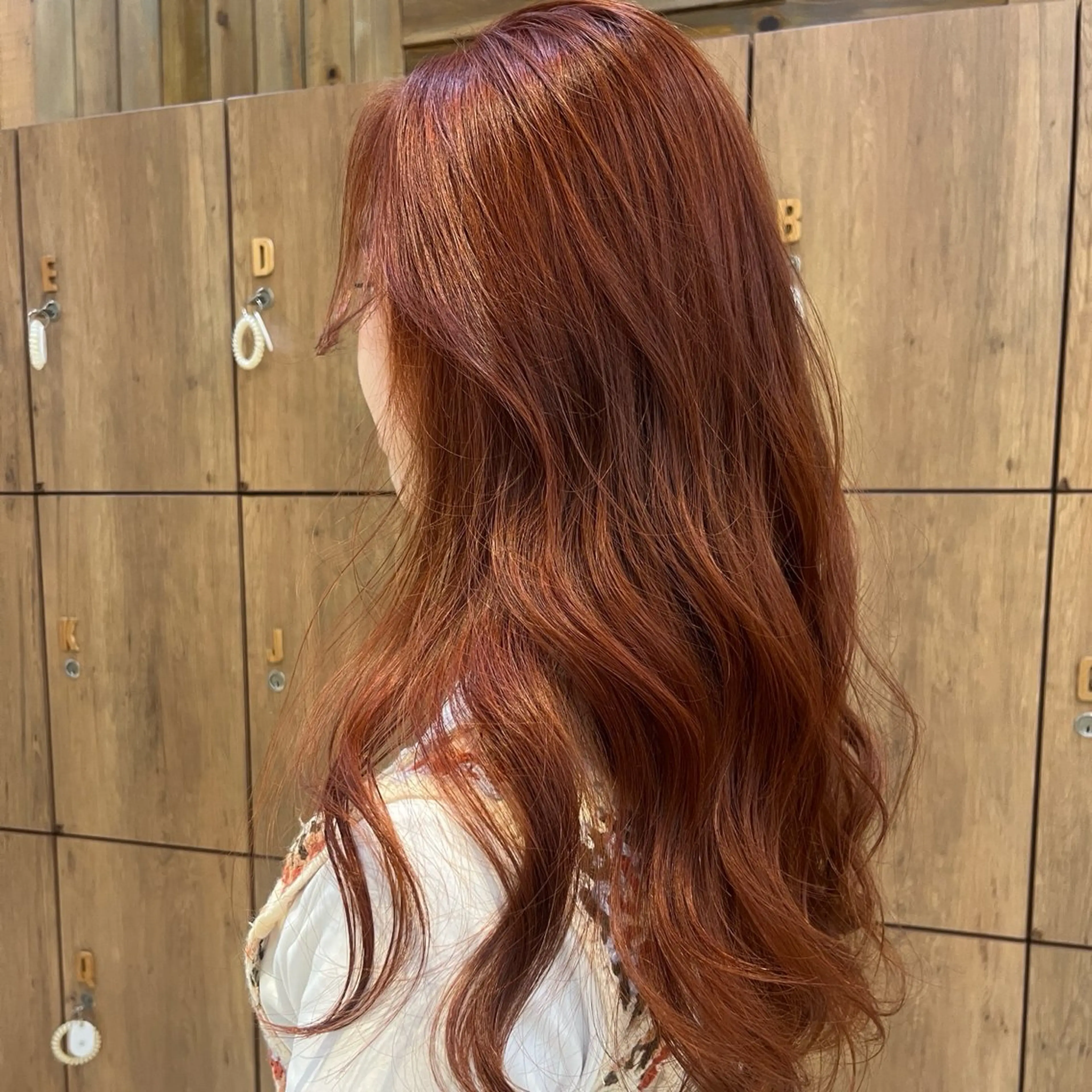セミロング カラー ヘアカラー アカネ/暖色カラー /ボブ🪐🧡のヘアスタイル