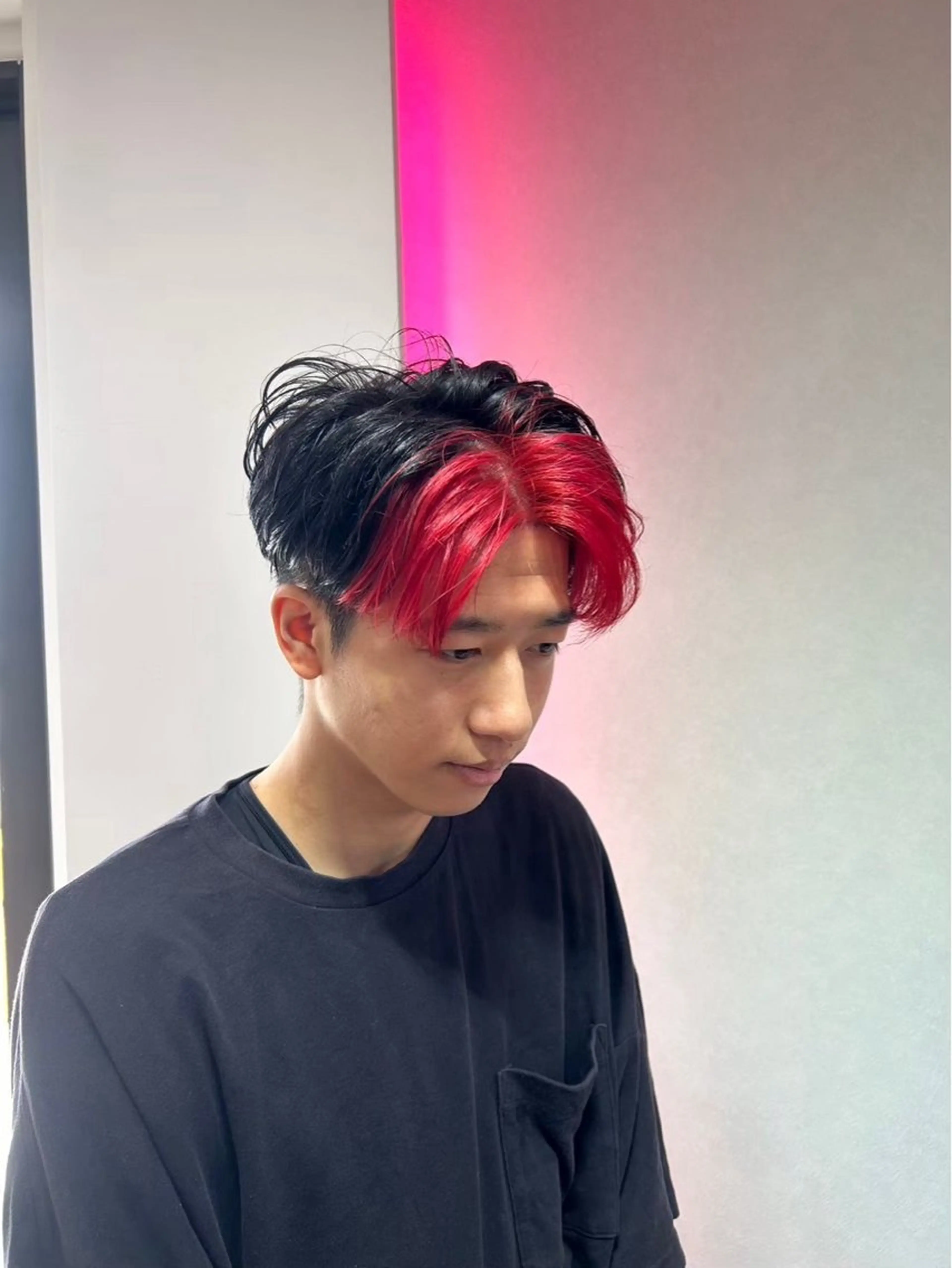 カラー メンズ 山名 璃湖のヘアスタイル