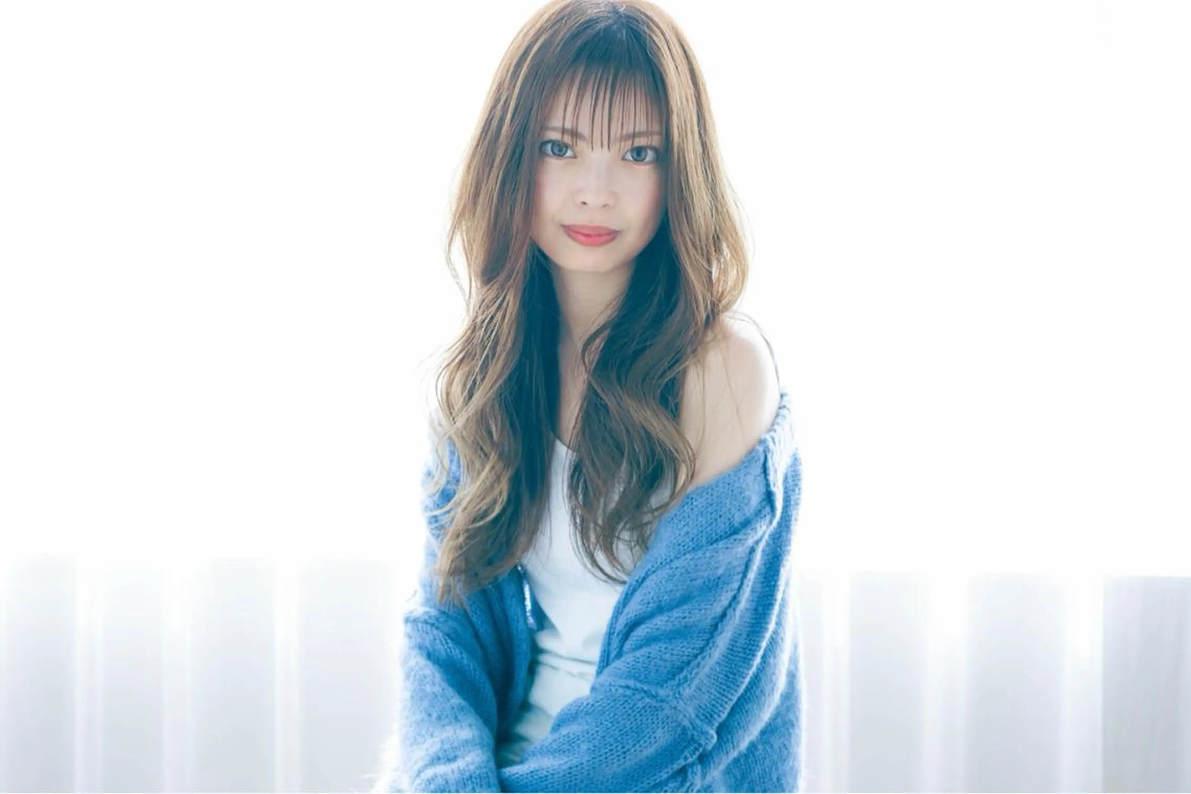 💐おすすめスタイル💐韓国ヘア🇰🇷小顔レイヤーカット+ 透明感カラー+プレミアトリートメントの写真