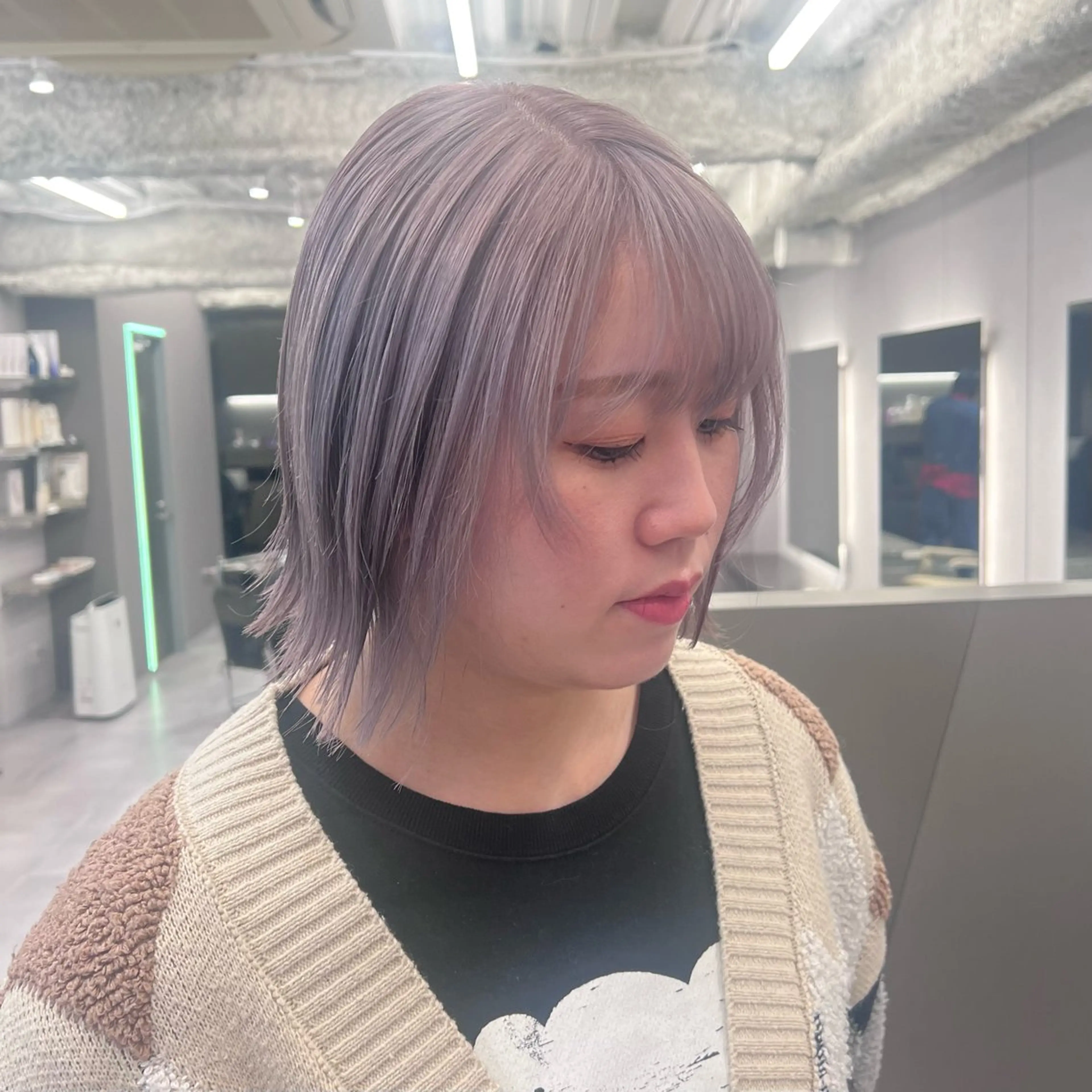 ミディアム ケアカラー 髪質改善 カット ヘアカラー akari/髪質改善 /ブリーチ/名古屋のヘアスタイル