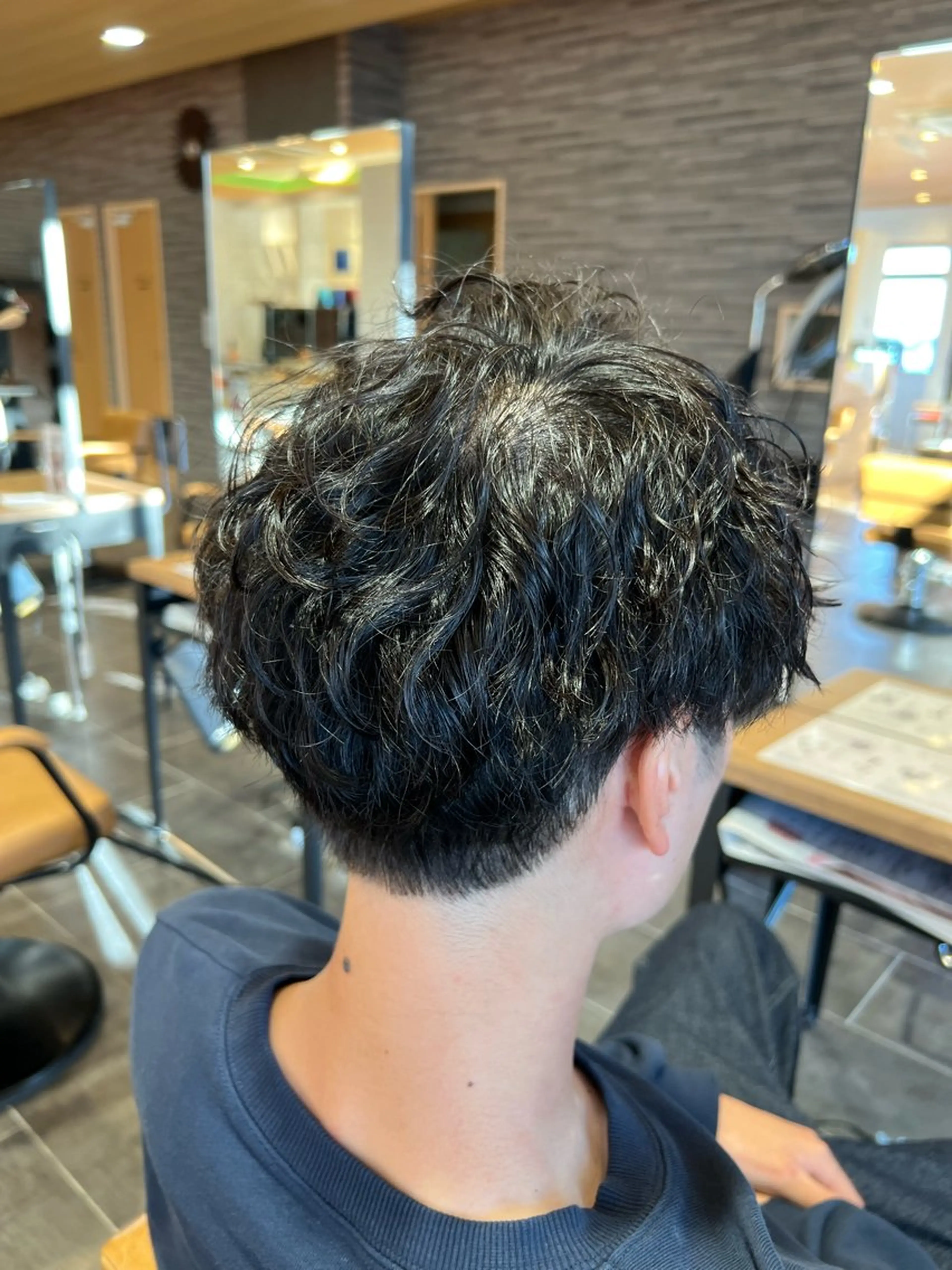 メンズカット＋ニュアンスパーマの写真