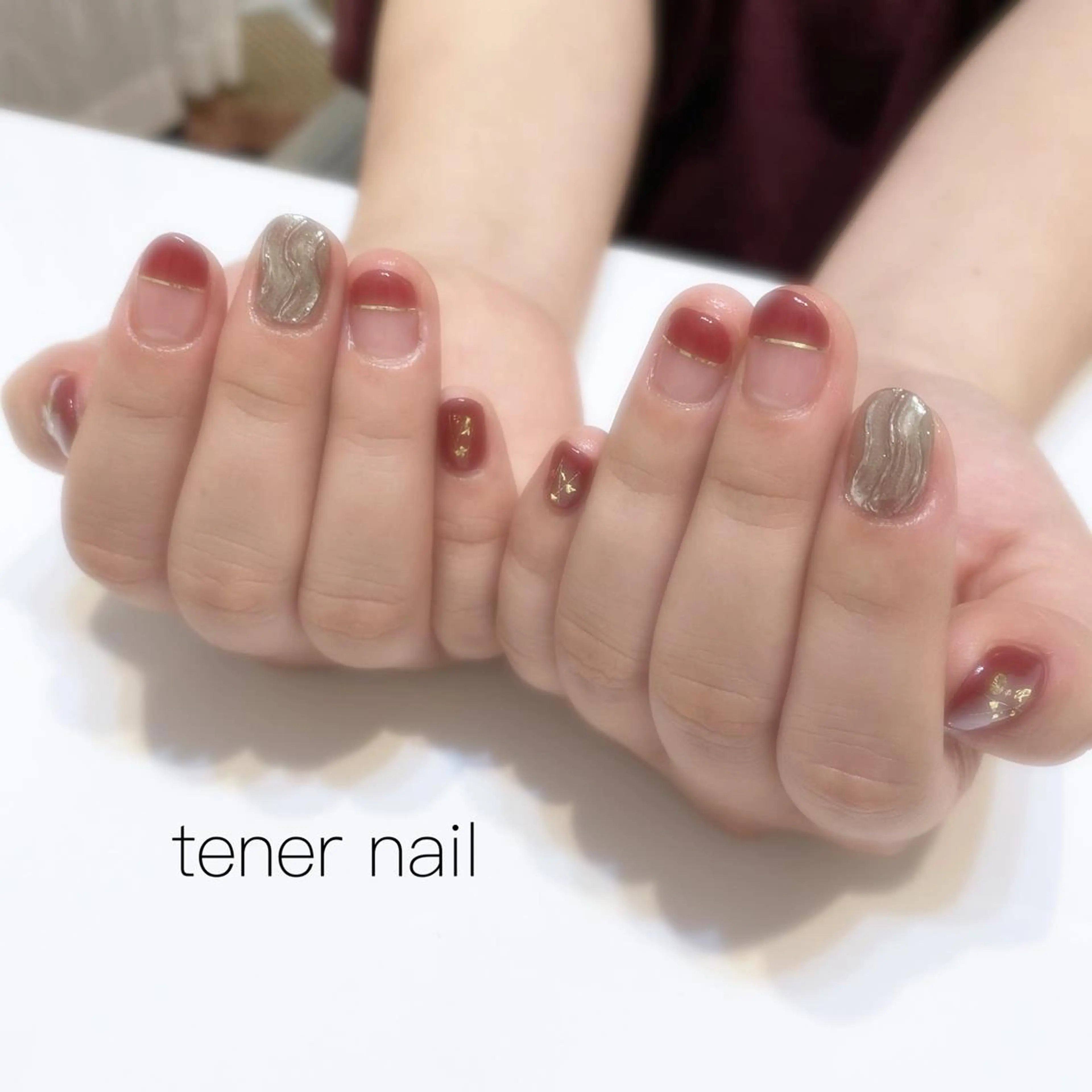 ネイル ミラーネイル tener  nail  テネルネイル所属・テネルネイル tener nailのネイルデザイン
