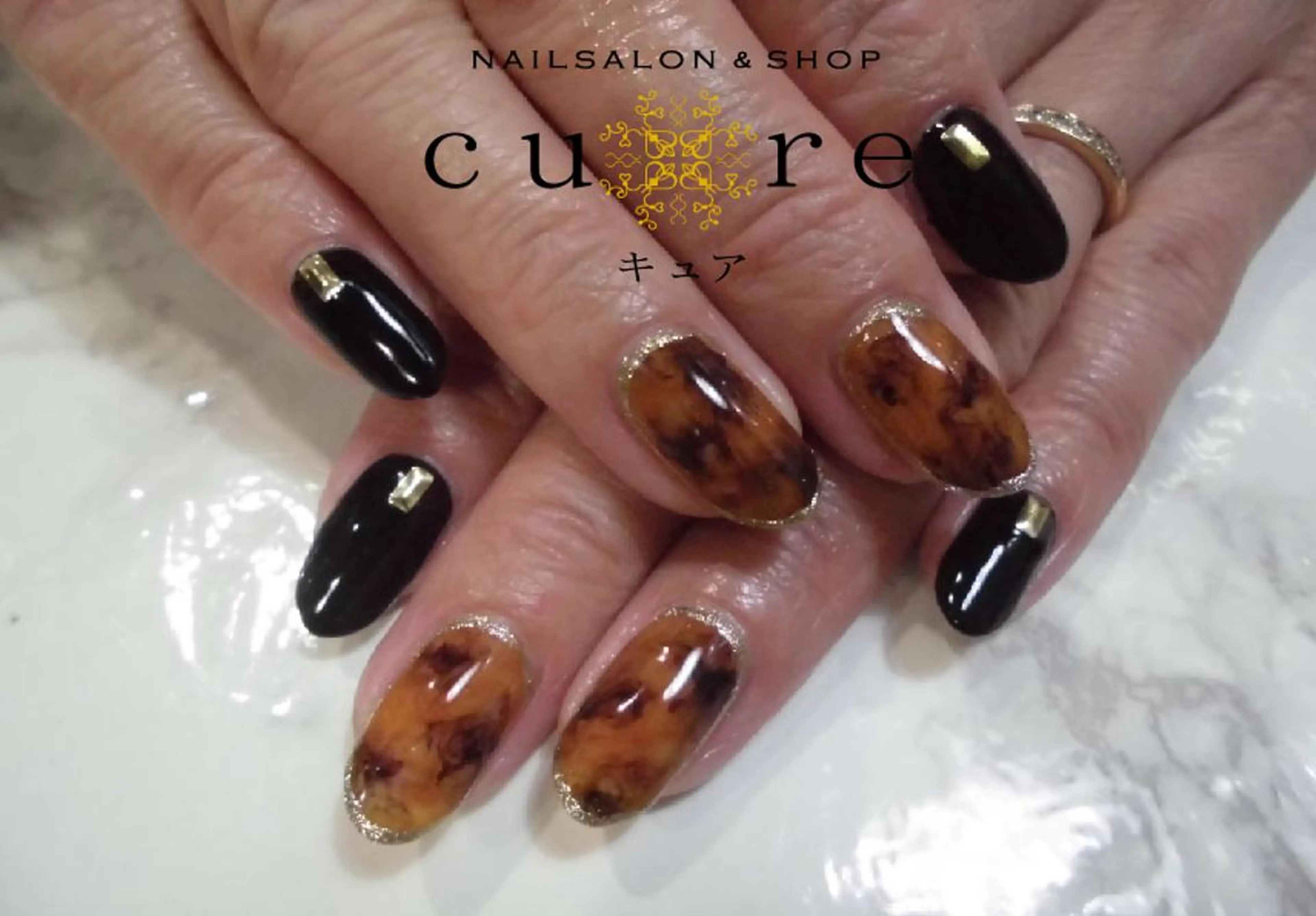 ミディアム ネイル ネイルサロン Cureのネイルデザイン