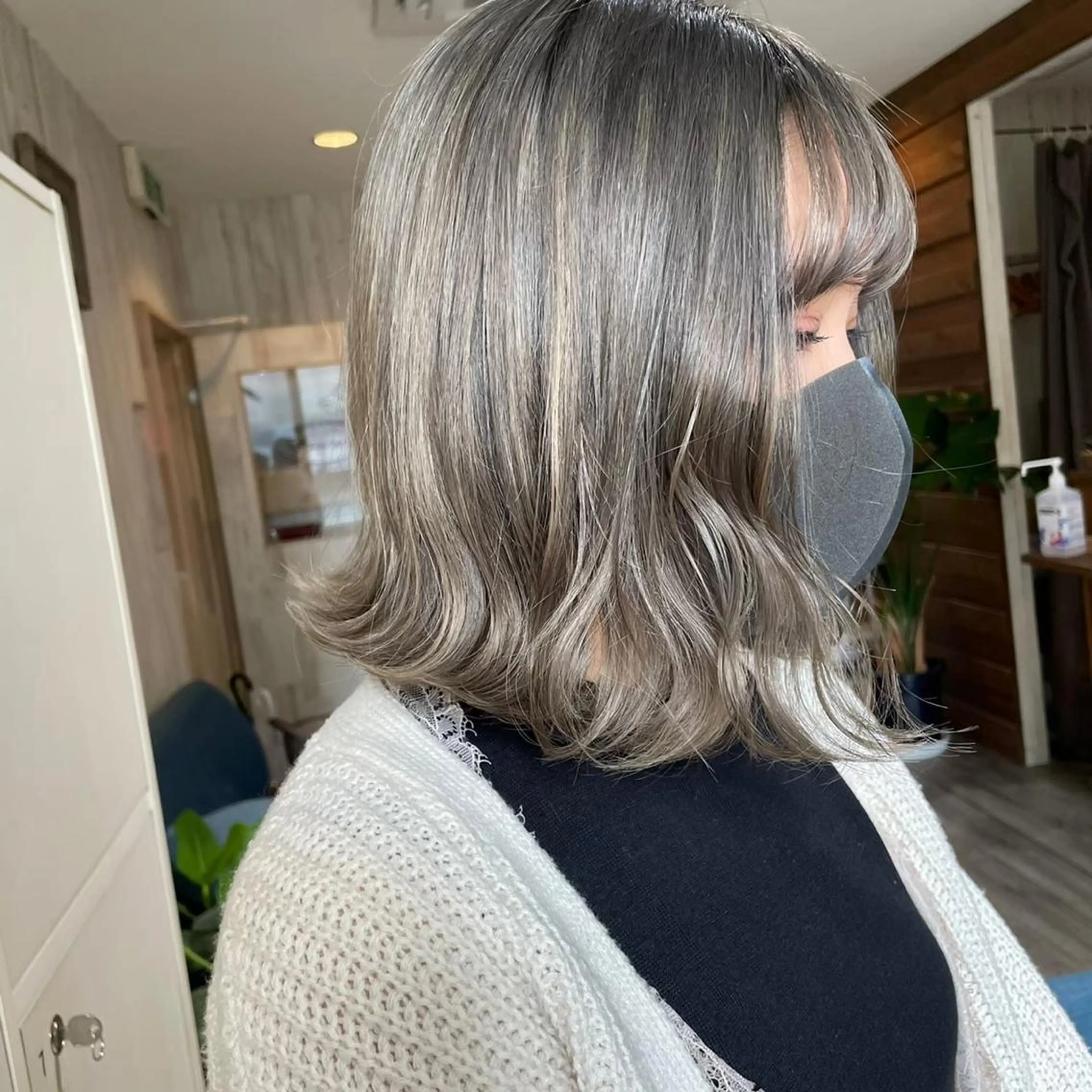 ミディアム カラー exfa sakura🪞のヘアスタイル