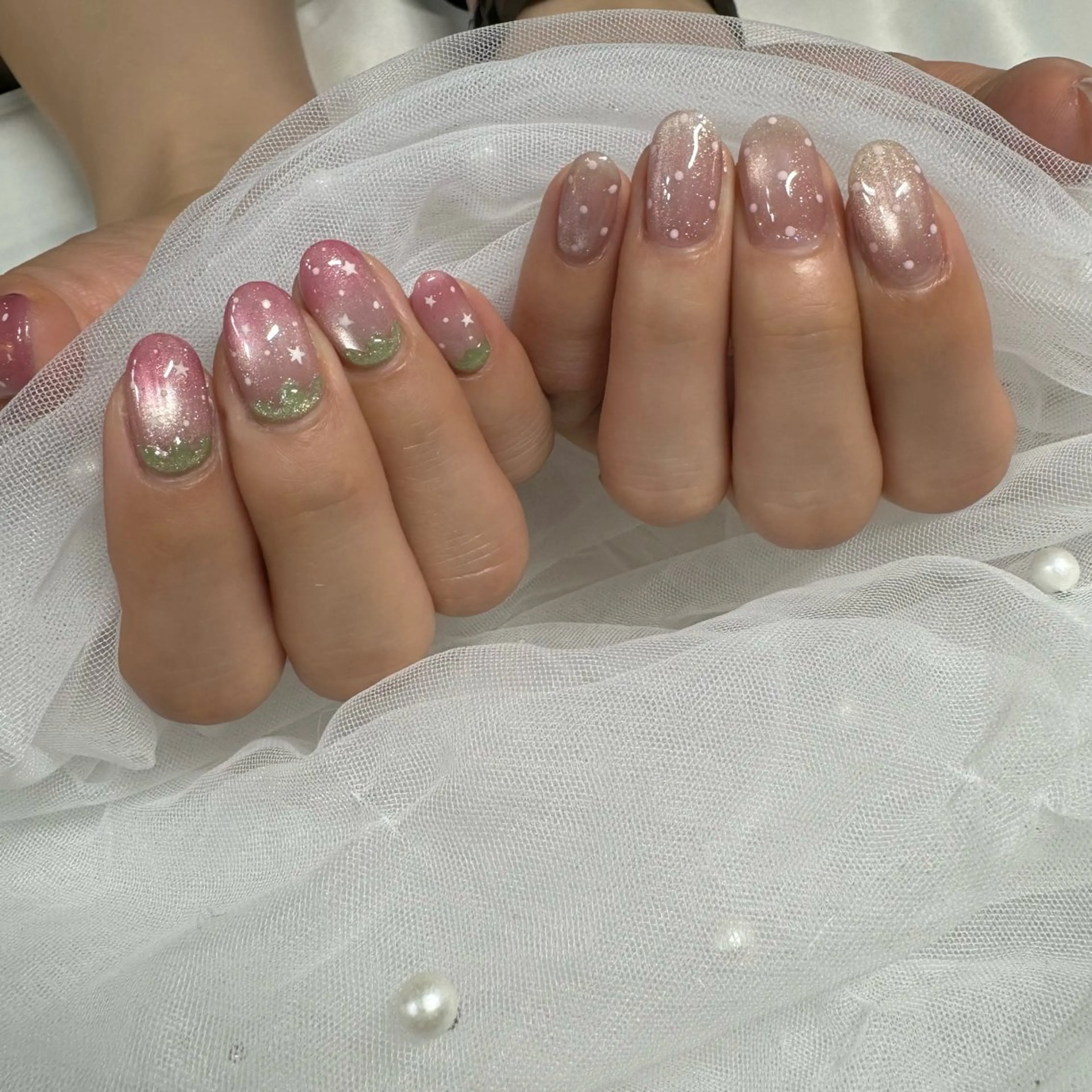 ネイル ジェルネイル 東 千夏のネイルデザイン