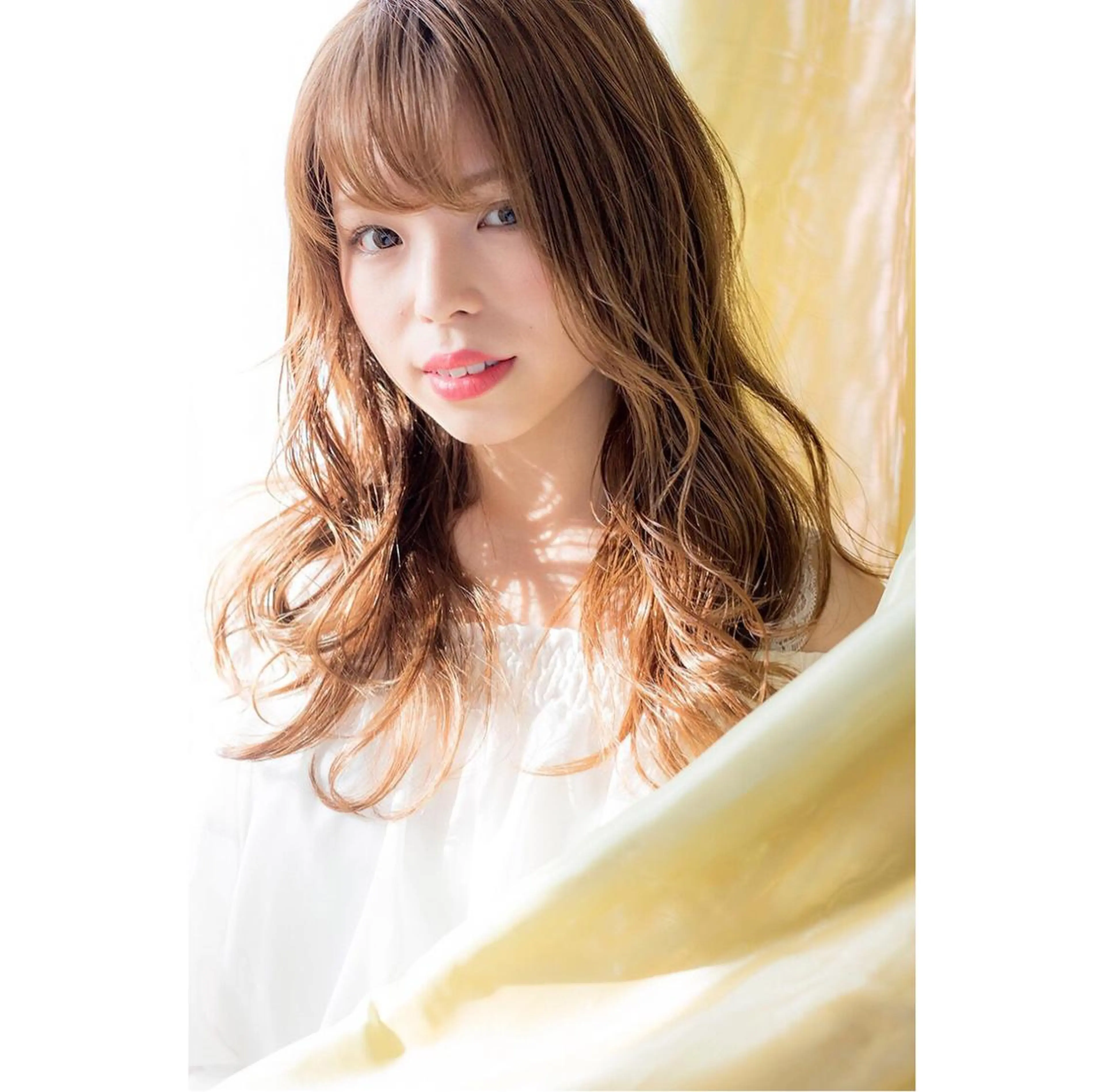 ロング オレンジブラウン 《大人気髪質改善》 プログレス国分寺店のヘアスタイル