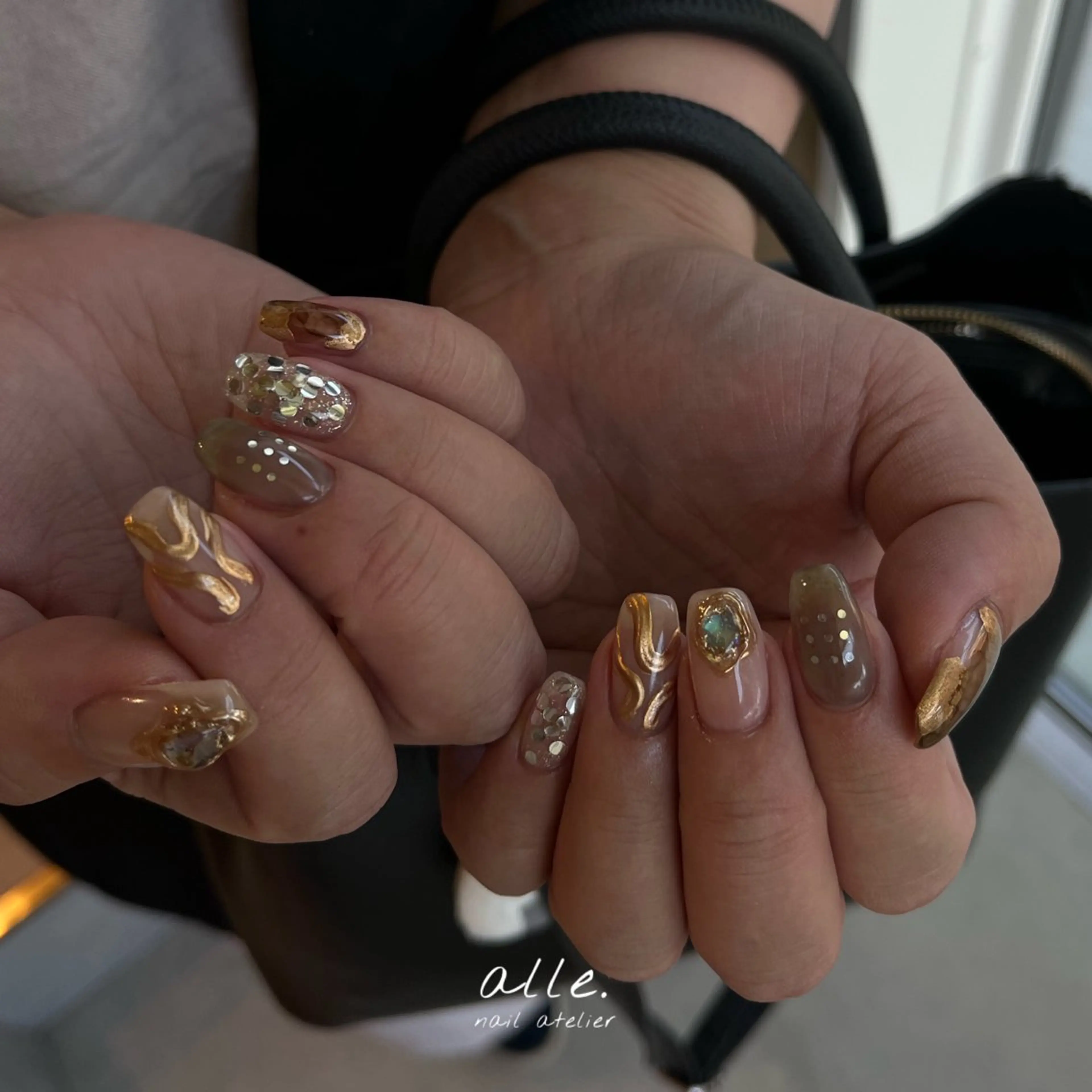 ネイル ハンドネイル atelier alle.のネイルデザイン