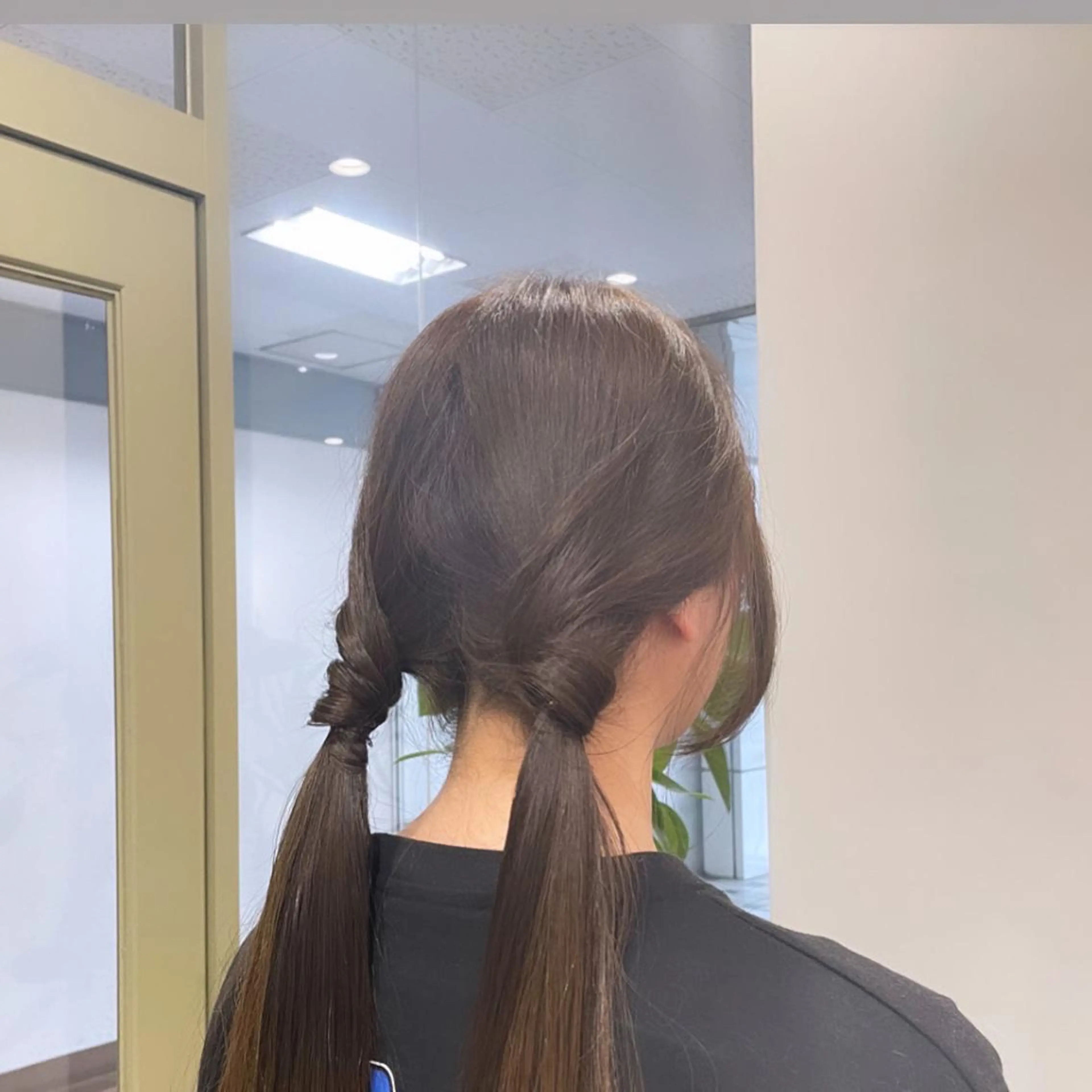 ヘアアレンジ カットパーマモデル 山中 遥のヘアスタイル