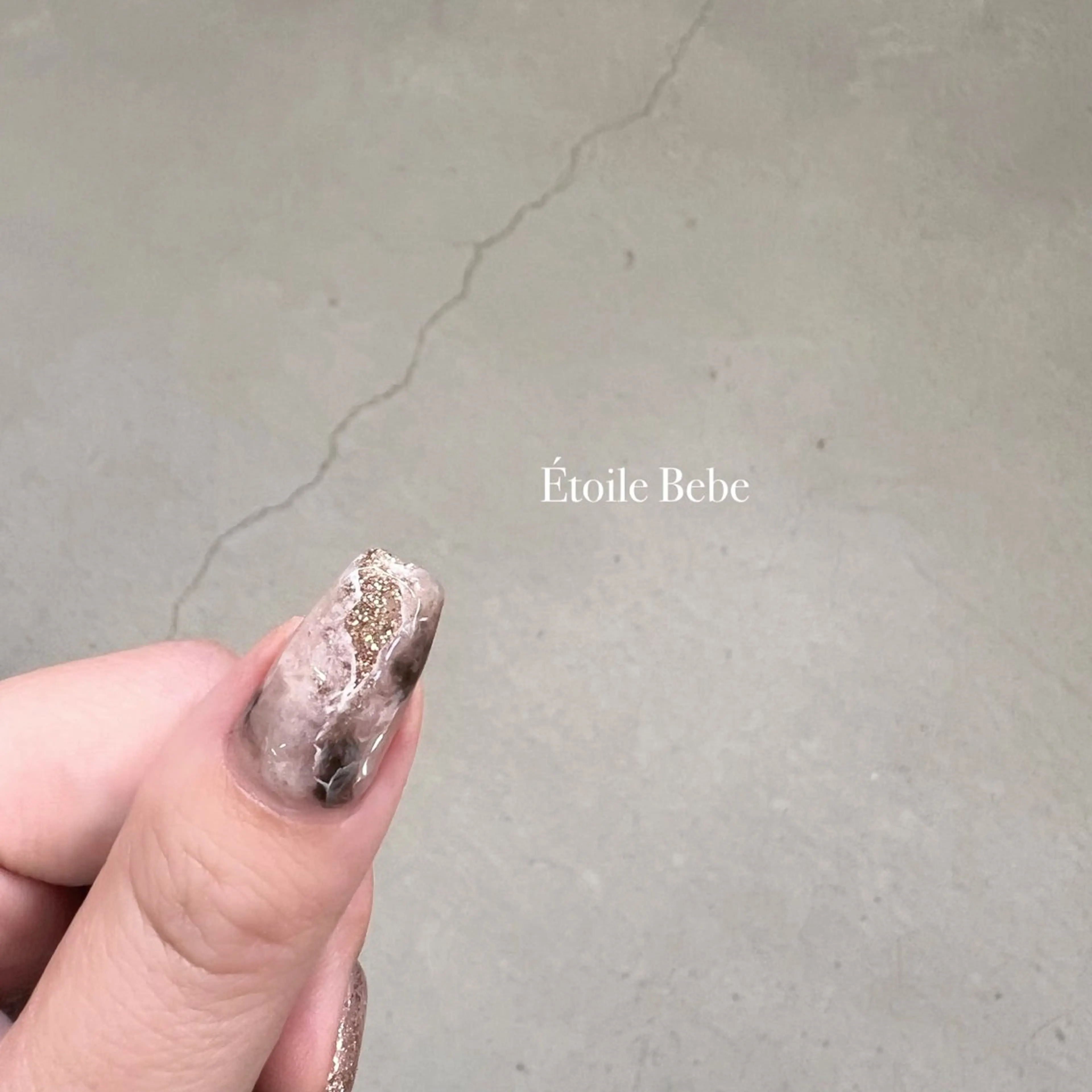 ネイル 大理石ネイル(マーブル) ニュアンスネイル Étoile Bebeのエステ・リラクイメージ