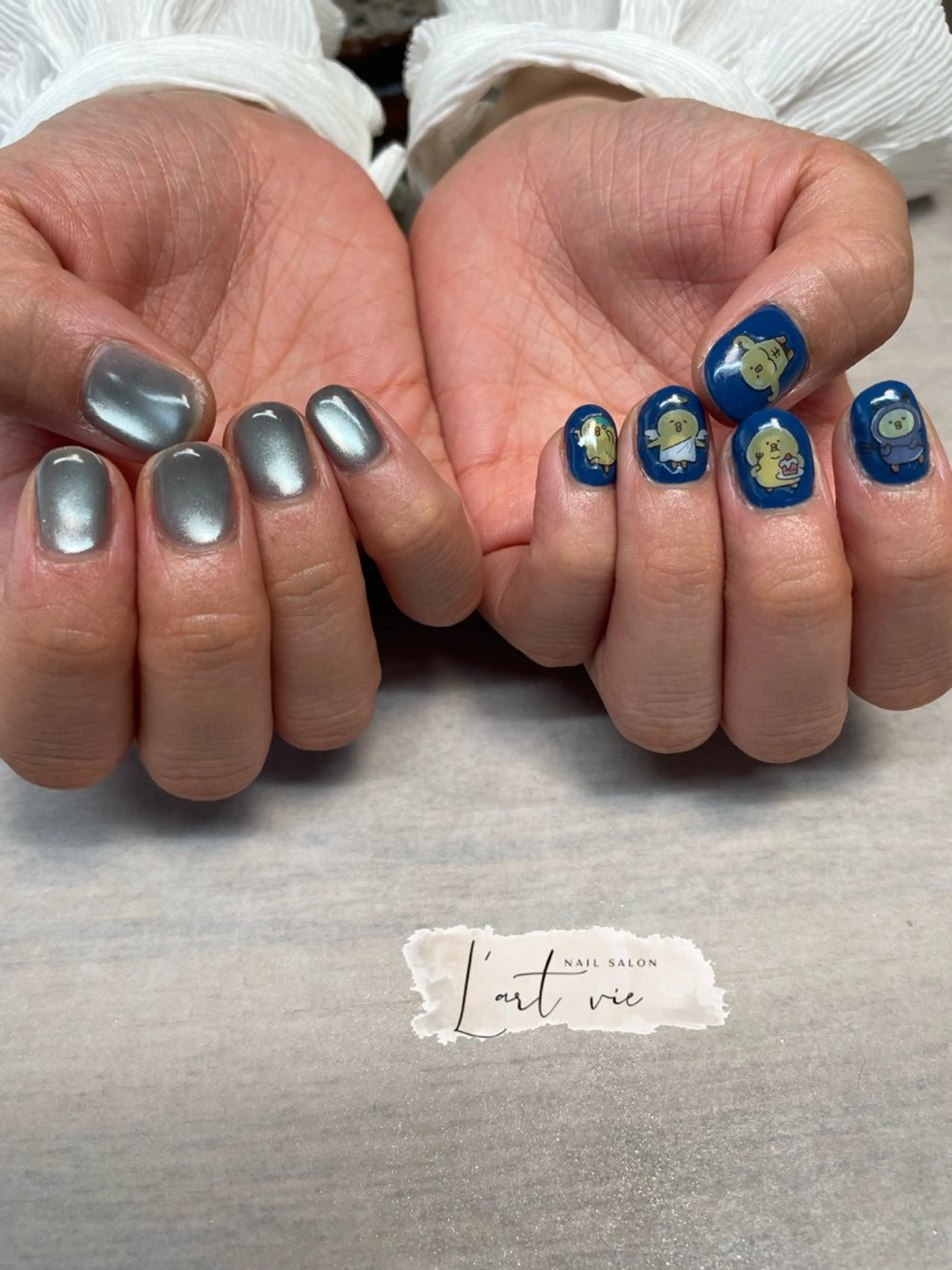 ネイル 持ち込み ハンドネイル NailSalon L’artVieのネイルデザイン