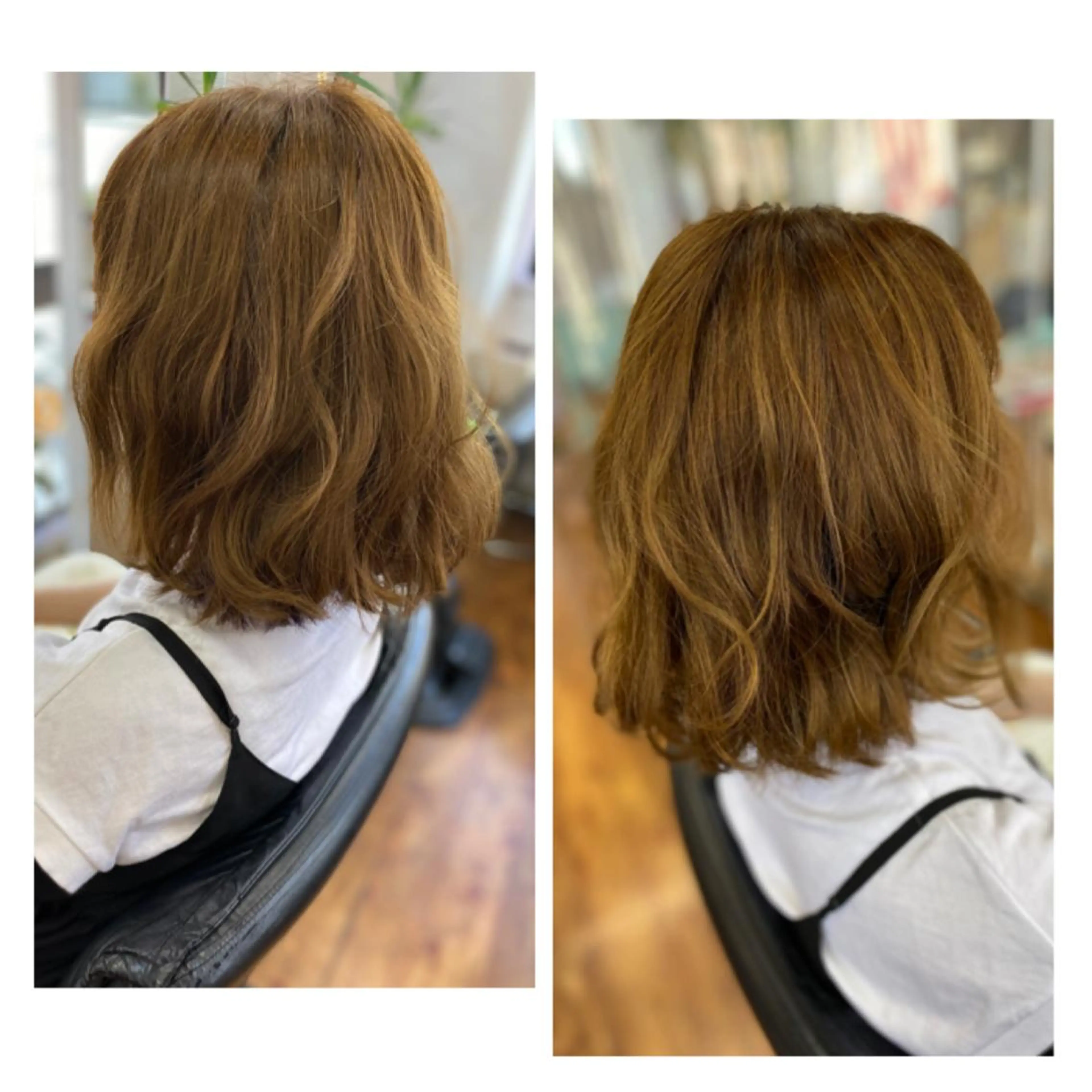 ミディアム カラー kimiwada maiのヘアスタイル