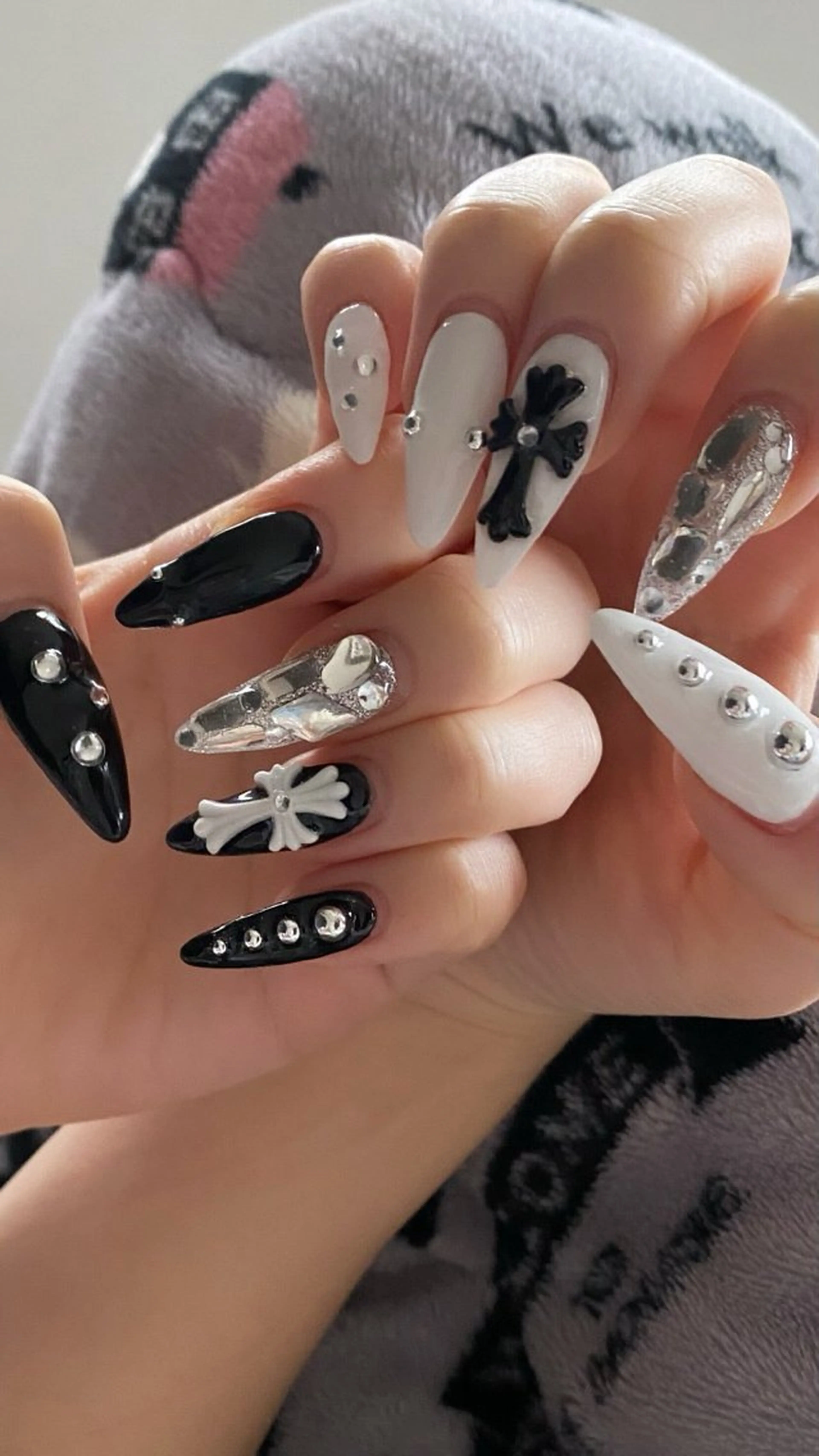 ネイル アートネイル フレンチネイル ジェルネイル 韓国ネイル 持ち込み ハンドネイル ANA.CHUO 本川越店舗のネイルデザイン