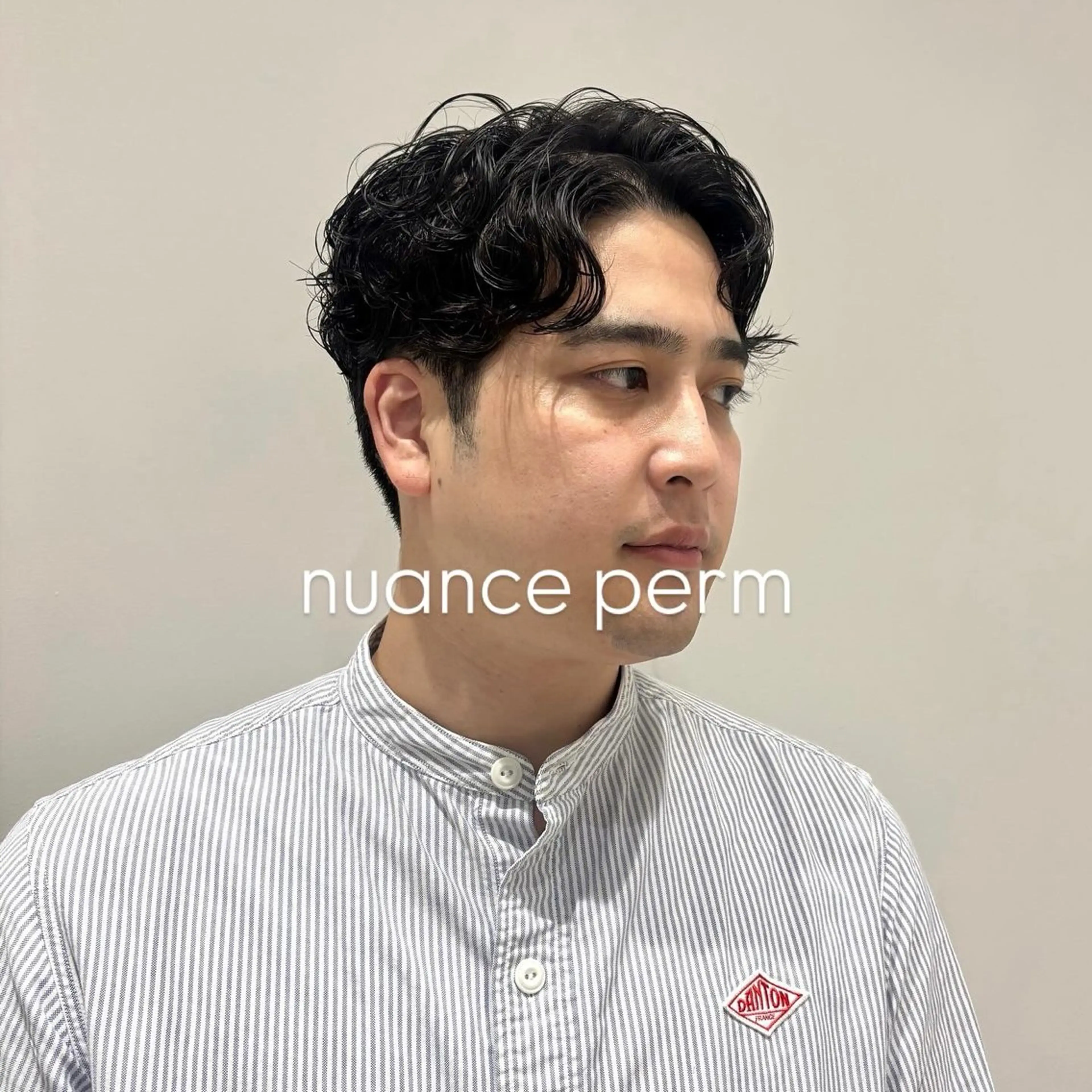 パーマ メンズ メンズパーマ ニュアンスパーマ カット パーマ 久力琴音''透明感 カラー''アレンジのヘアスタイル
