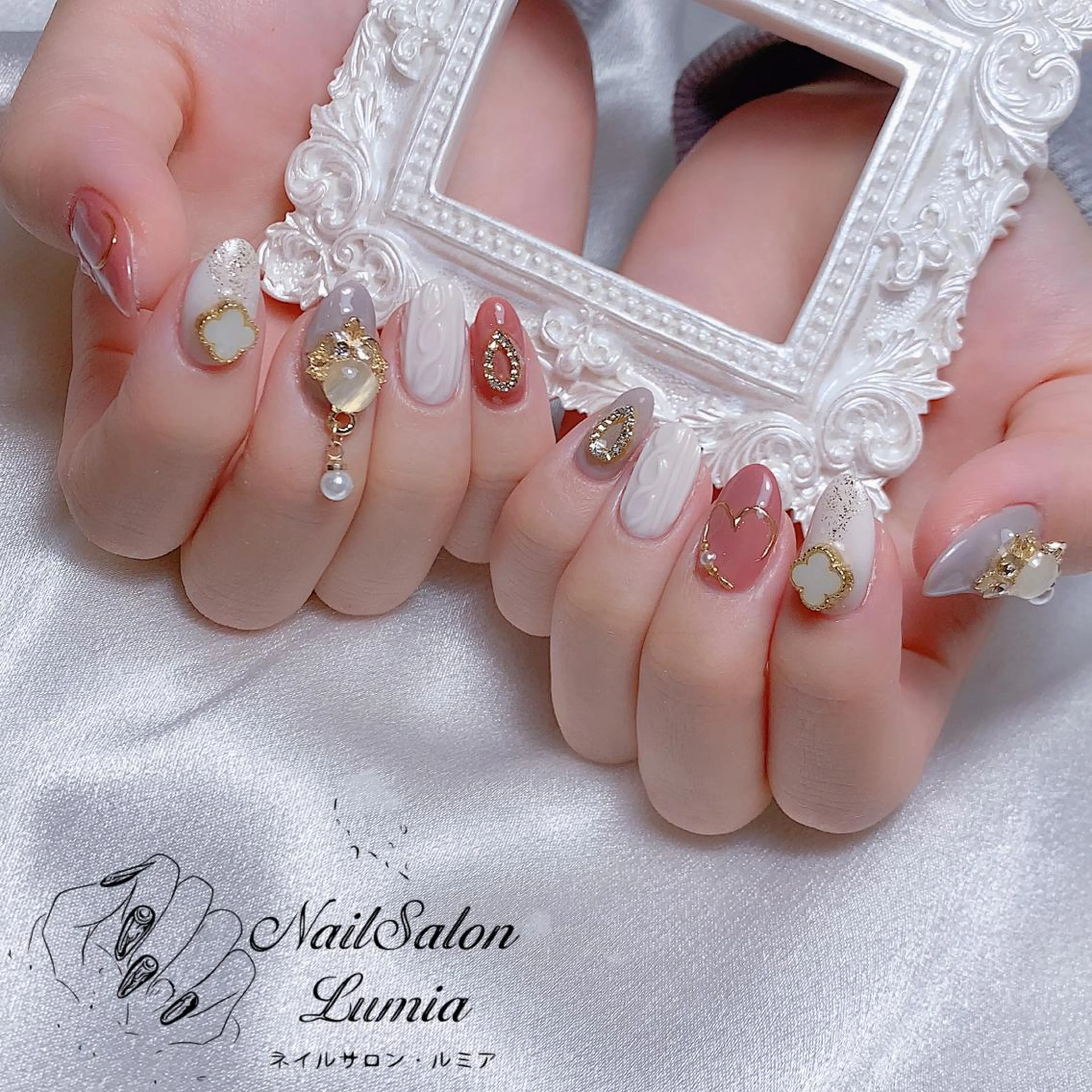 ネイル ハンドネイル ネイルサロン ルミア Lumia 店長のネイルデザイン