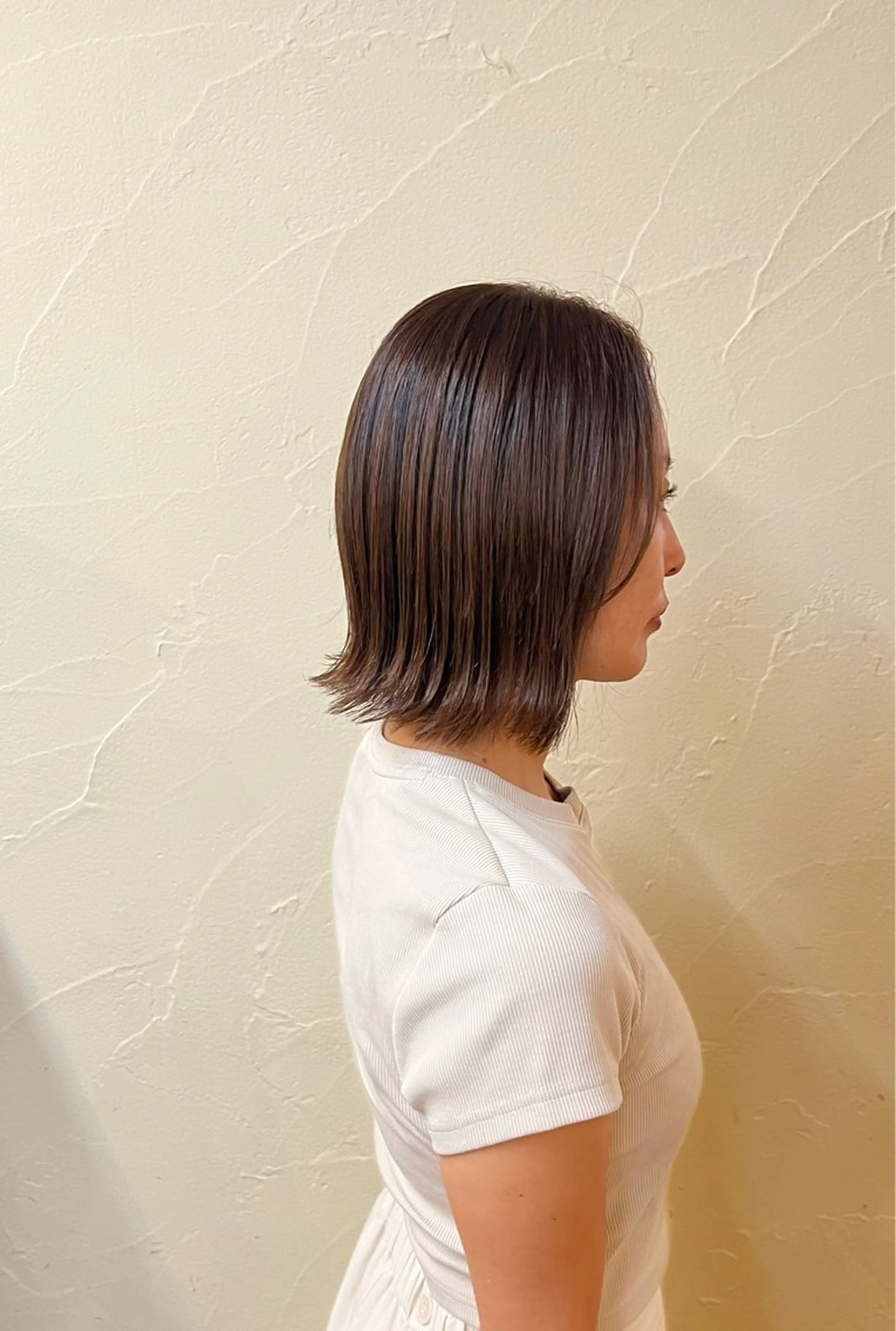 ミディアム ボブ 外ハネヘア カット トリートメント 一宮/稲沢/あま市 /小林好裕のヘアスタイル