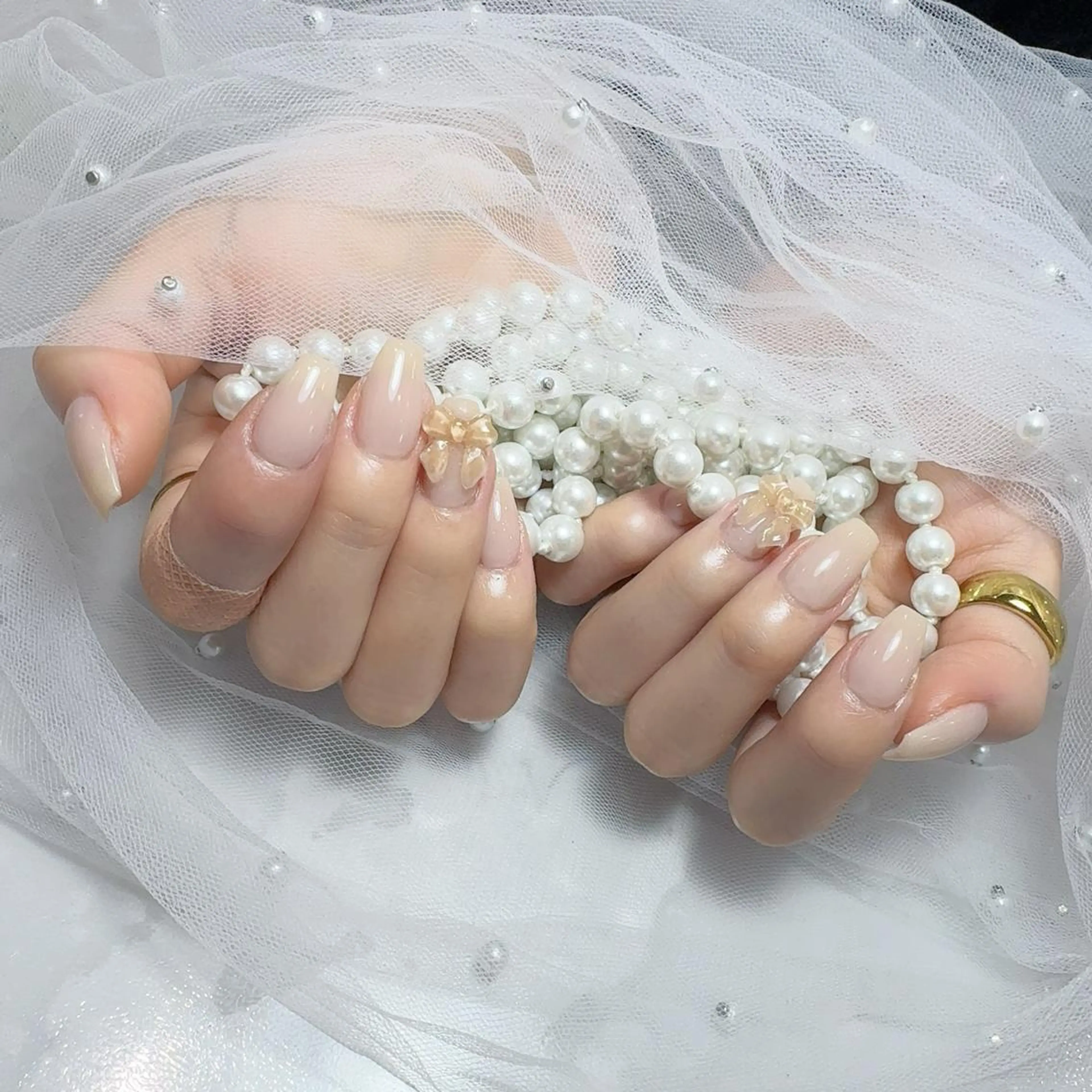 ネイル アートネイル フラッシュネイル ジェルネイル 氷ネイル・うるうるネイル キラキラネイル M2 BEAUTY アユミのネイルデザイン