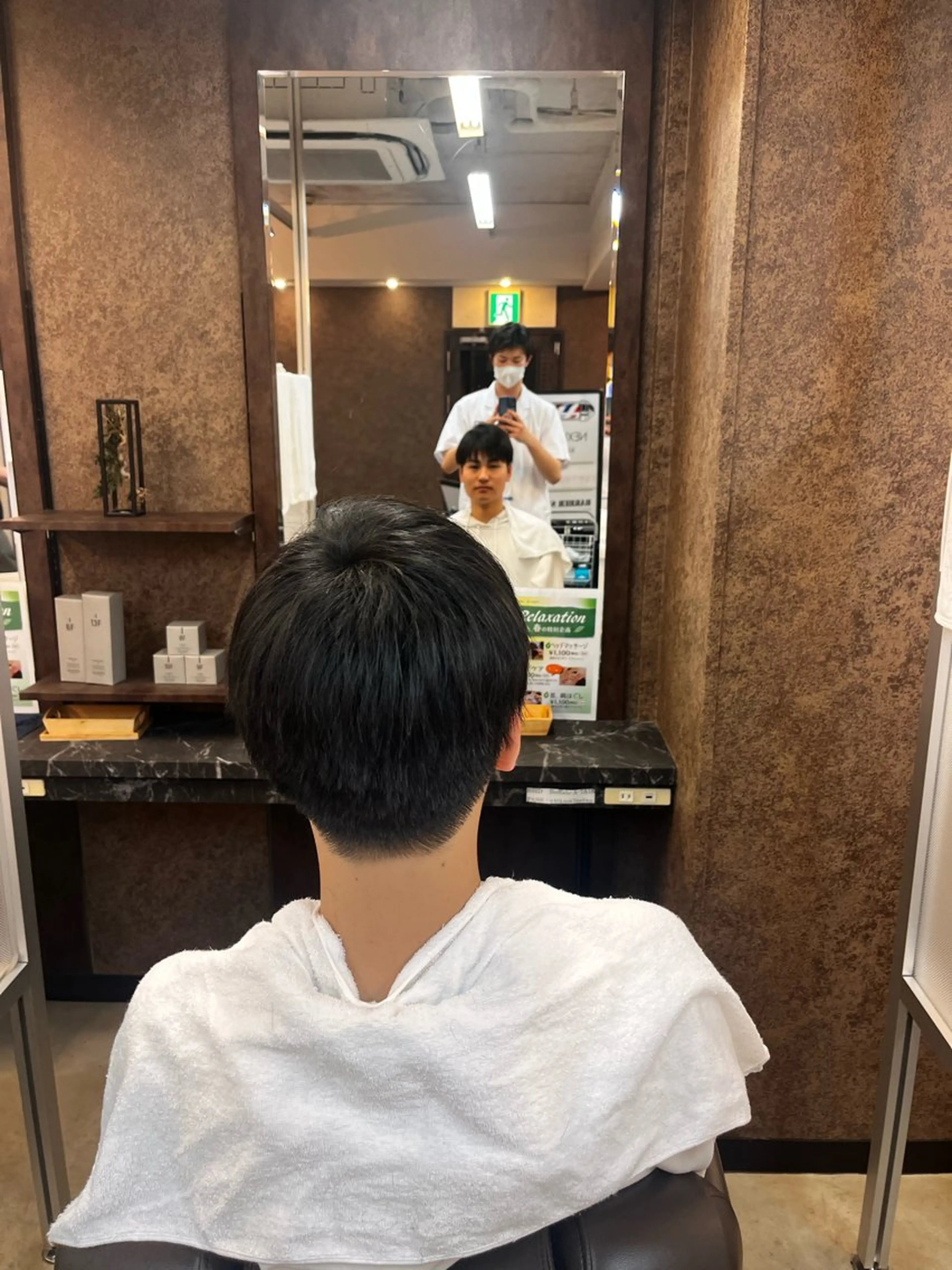 ミディアム メンズ 清水 寧生のヘアスタイル