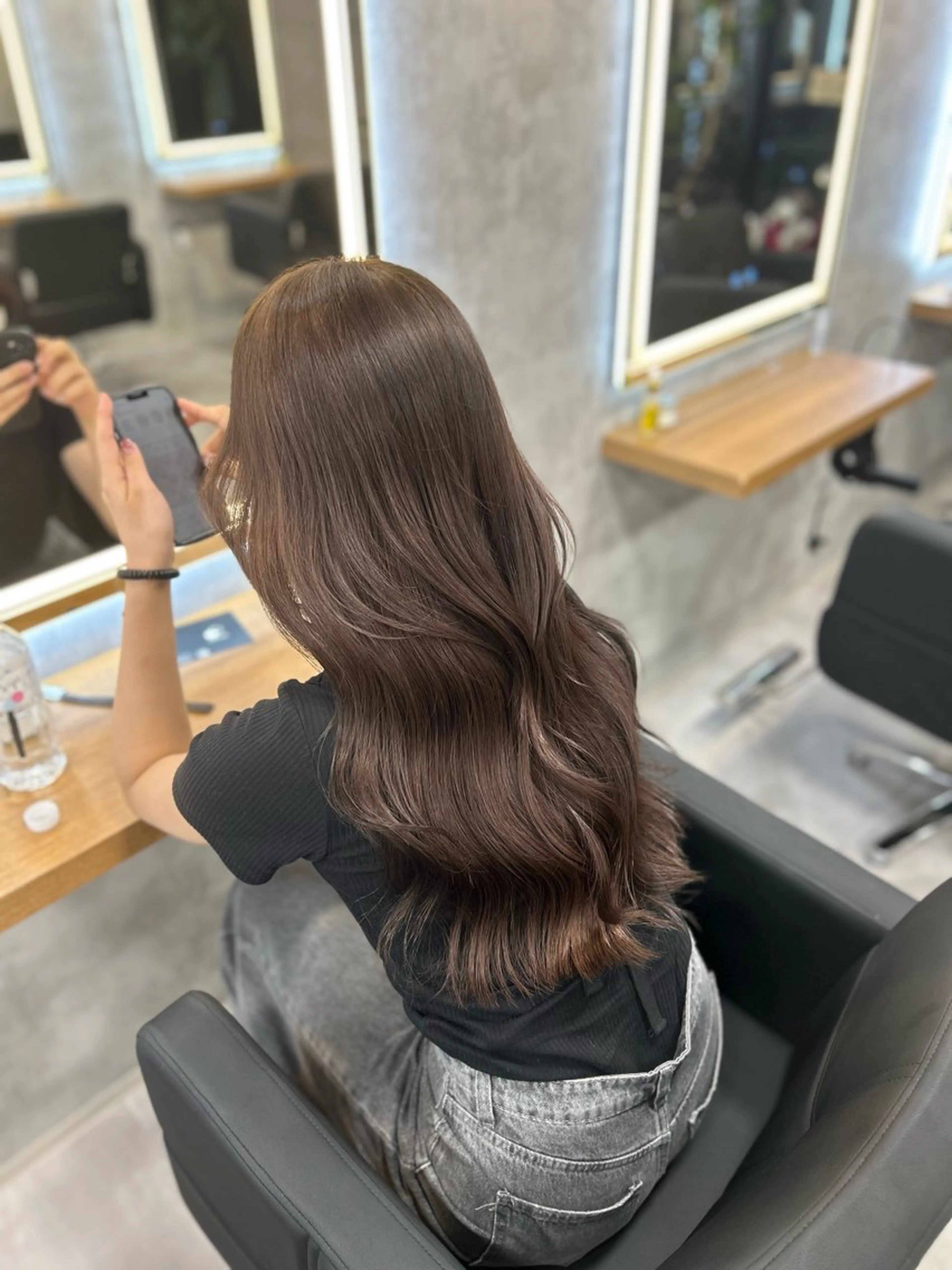 ロング カラー カット ヘアカラー トリートメント ブリーチなしの達人 🌈KAITOのヘアスタイル