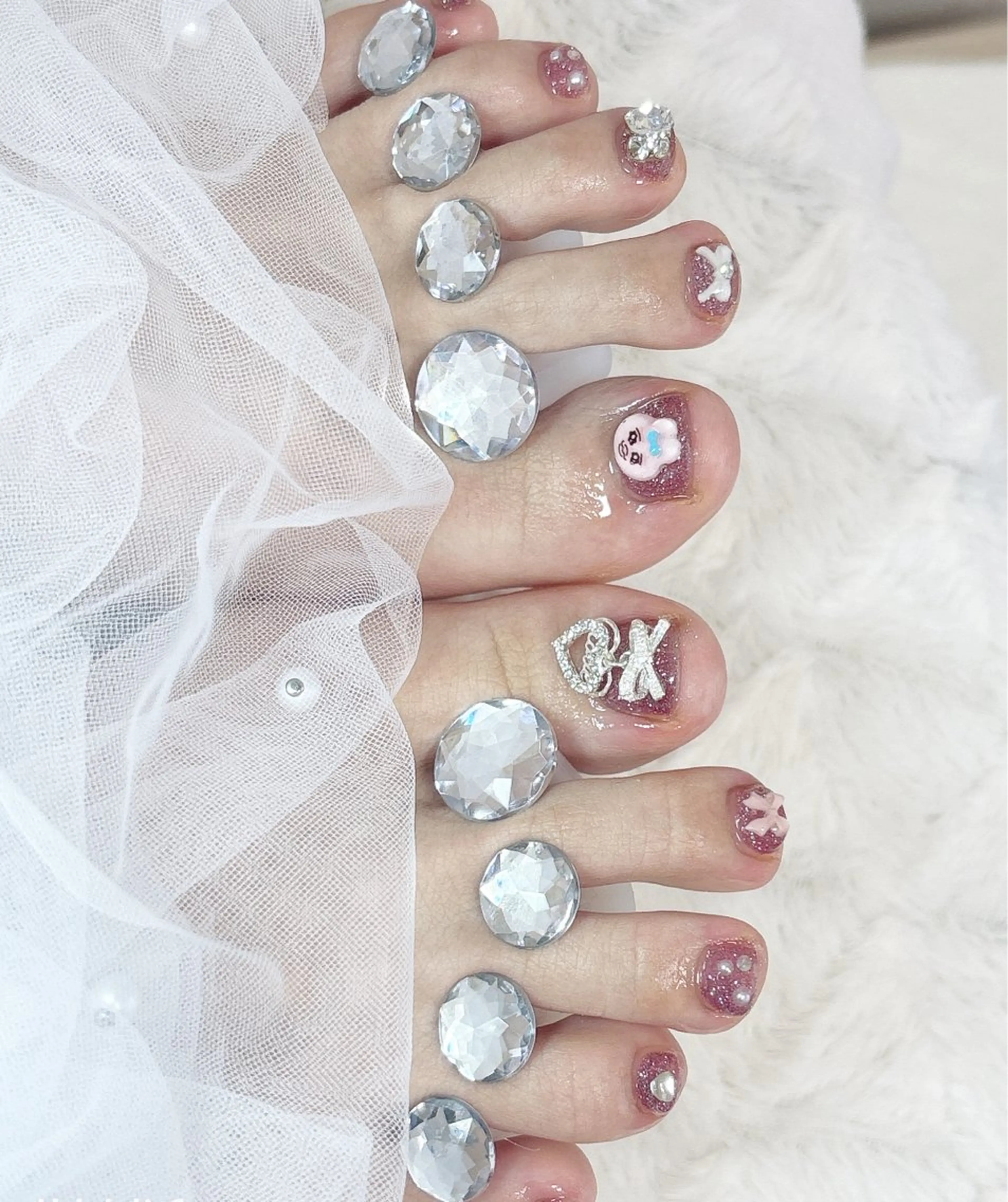 ネイル フラッシュネイル ラメ(グリッター) nail salon はるりのネイルデザイン