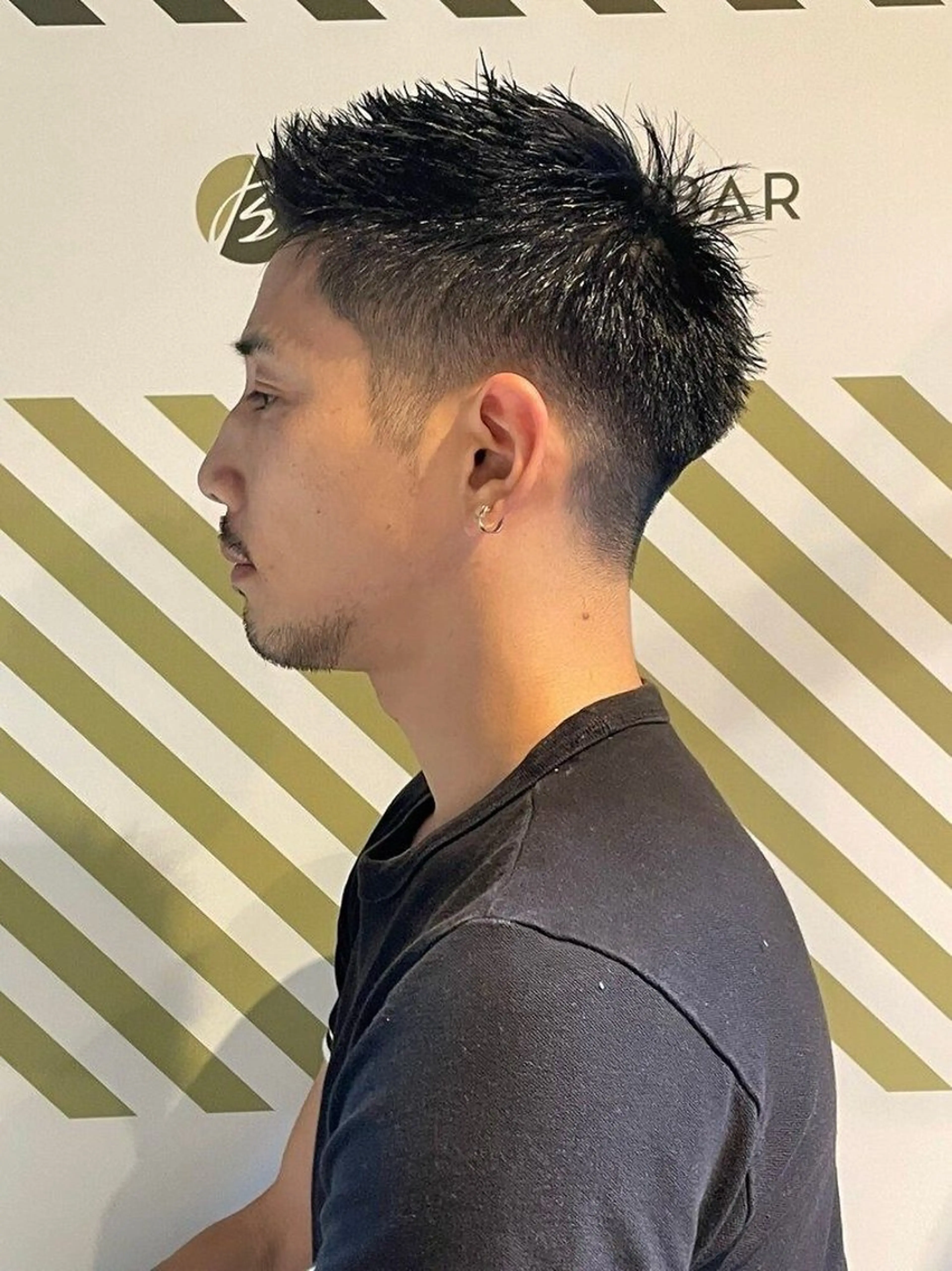 ショート メンズ 渡邉 来伸のヘアスタイル