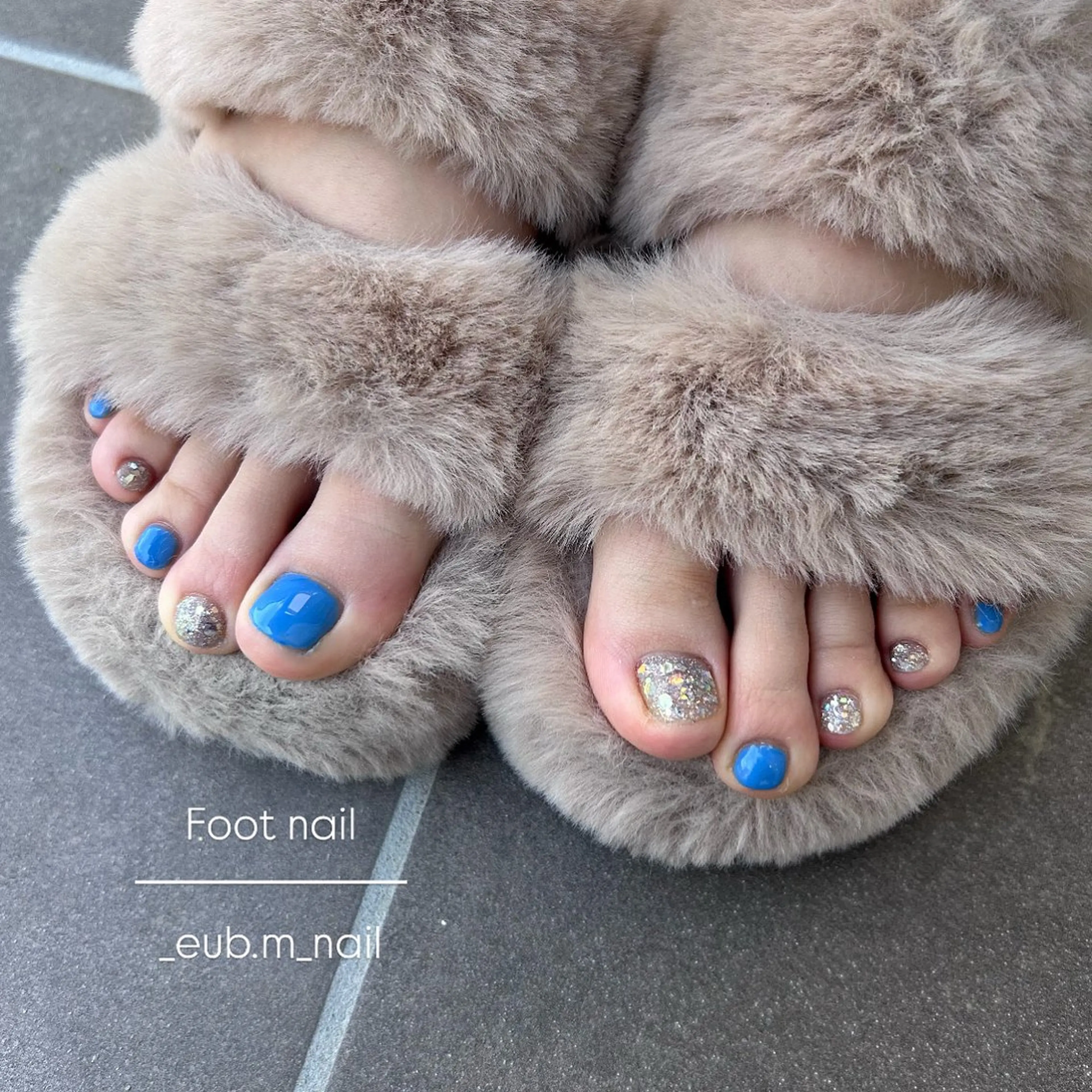 ネイル フットネイル フットネイル 深夜ネイルサロン eub.m_nailのネイルデザイン