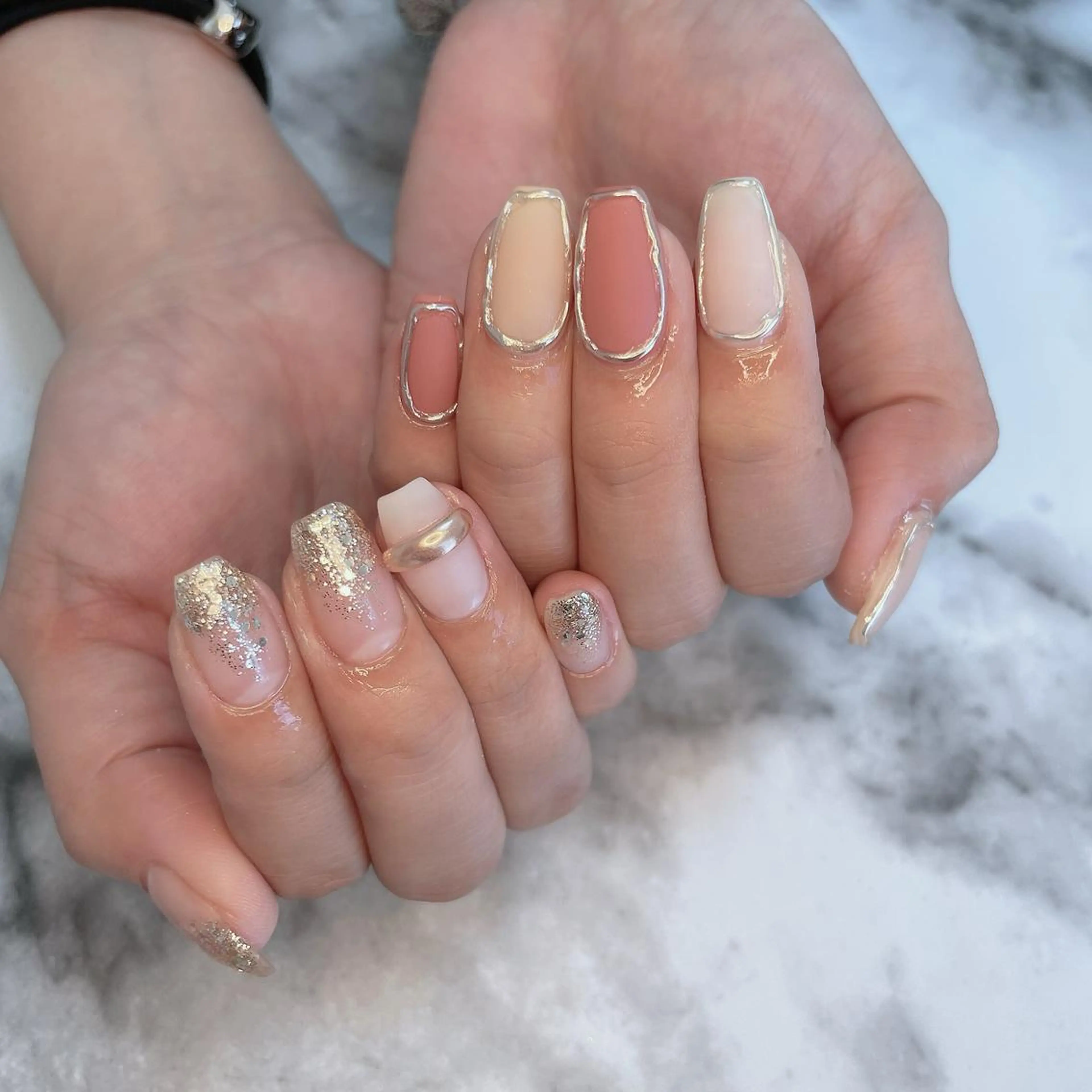 ネイル マットネイル ハンドネイル Kayo 💅のネイルデザイン