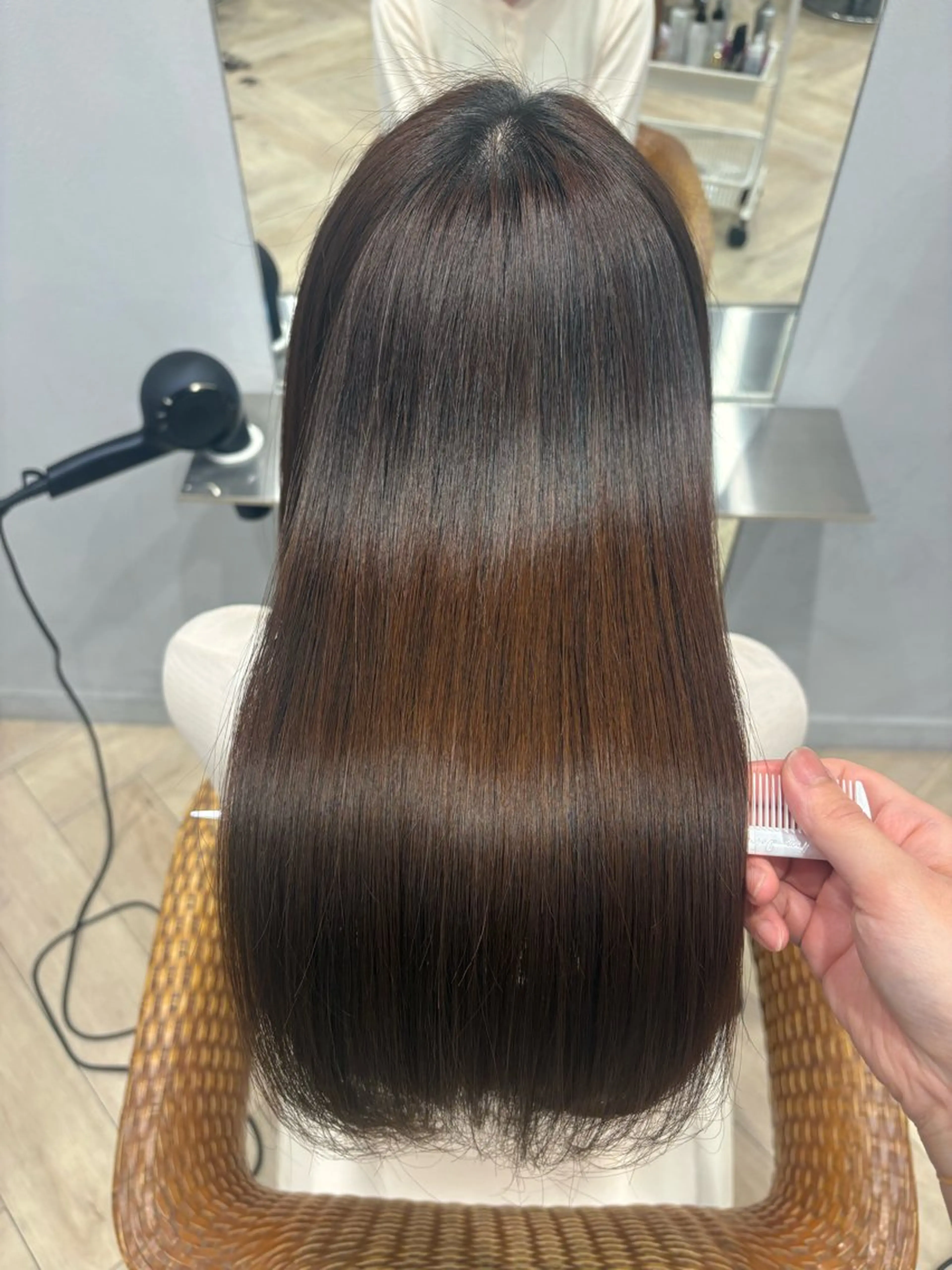 セミロング トリートメント トリートメント 水口 未唯菜のヘアスタイル