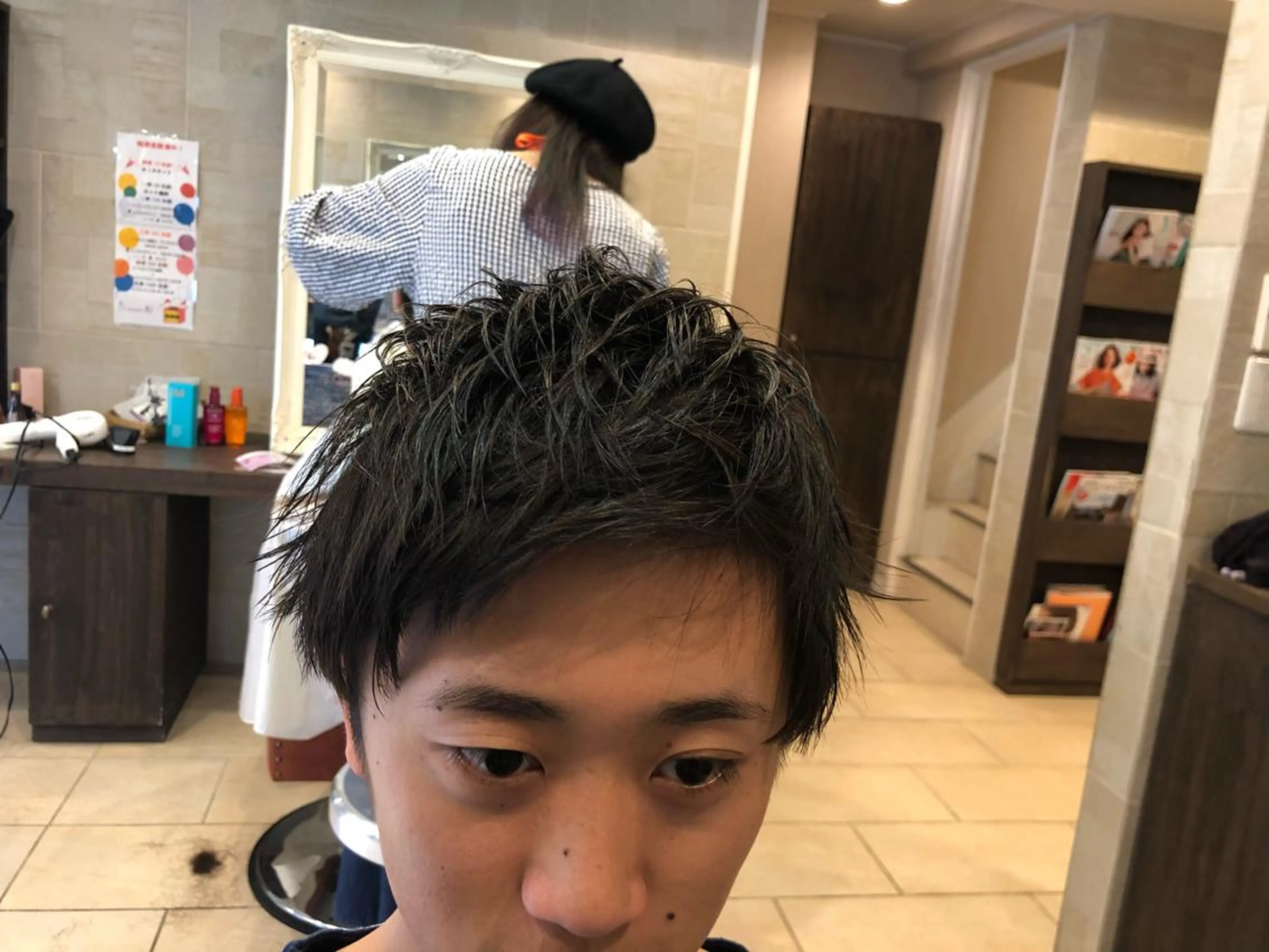 ショート メンズ カット 縮毛矯正 💈大人の渋髪💈 店長　大橋侑弥のヘアスタイル
