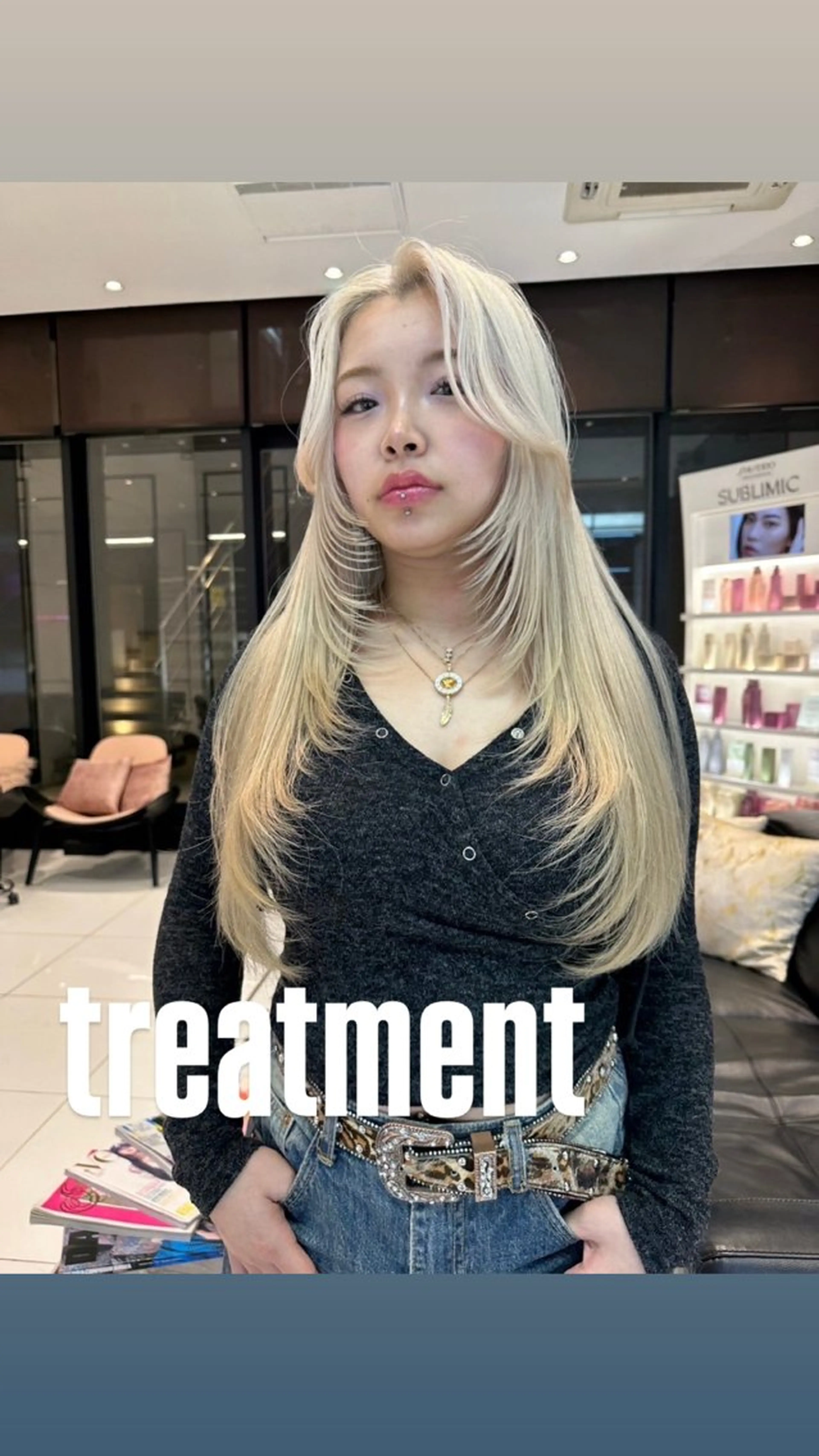 ロング 髪質改善 トリートメント トリートメント keen吉祥寺🐆 レイヤー/NAO🩶のヘアスタイル