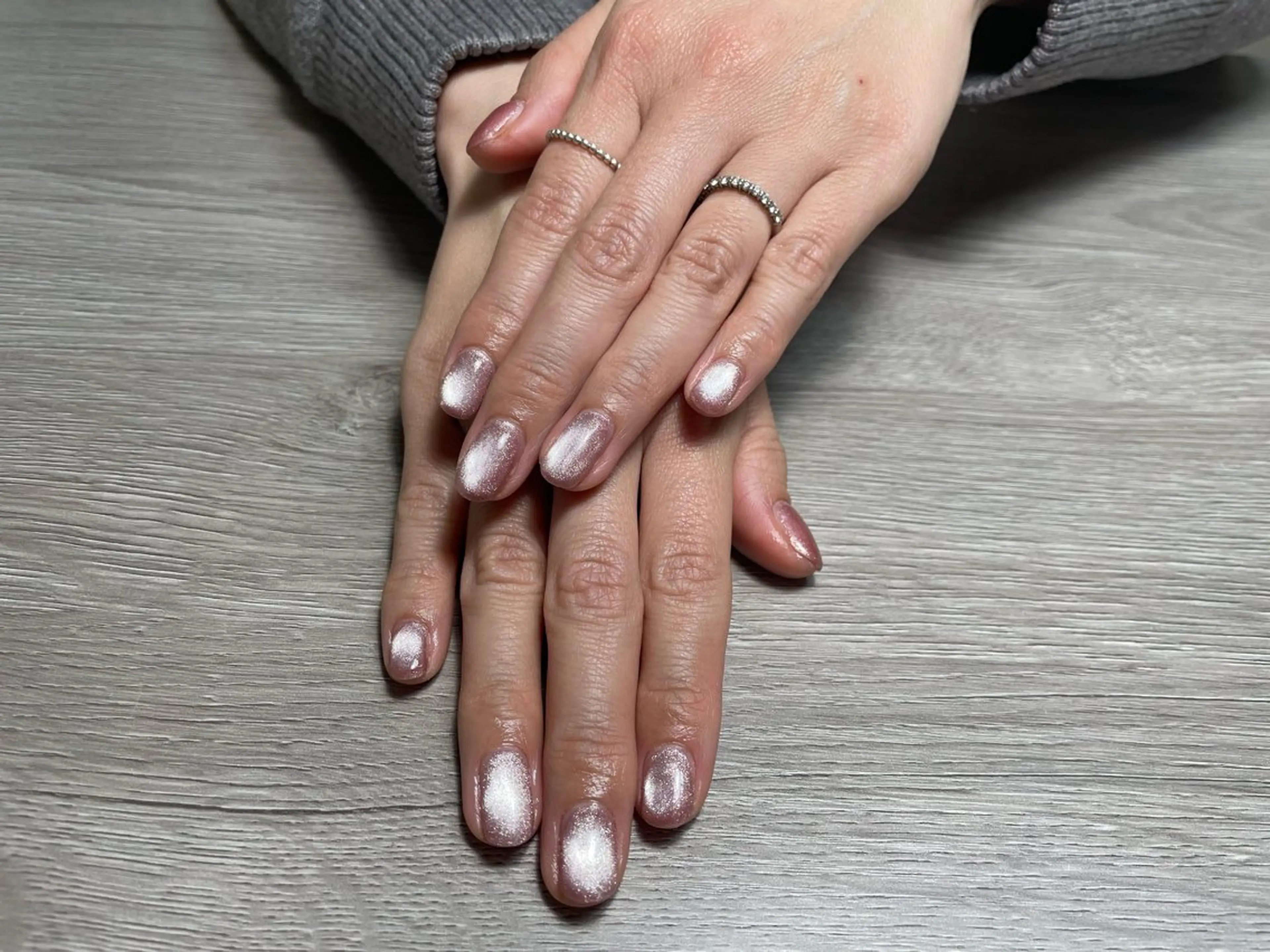 ネイル マグネットネイル シンプルネイル 【大阪住吉】ぽんた ネイル（KAZU）のネイルデザイン