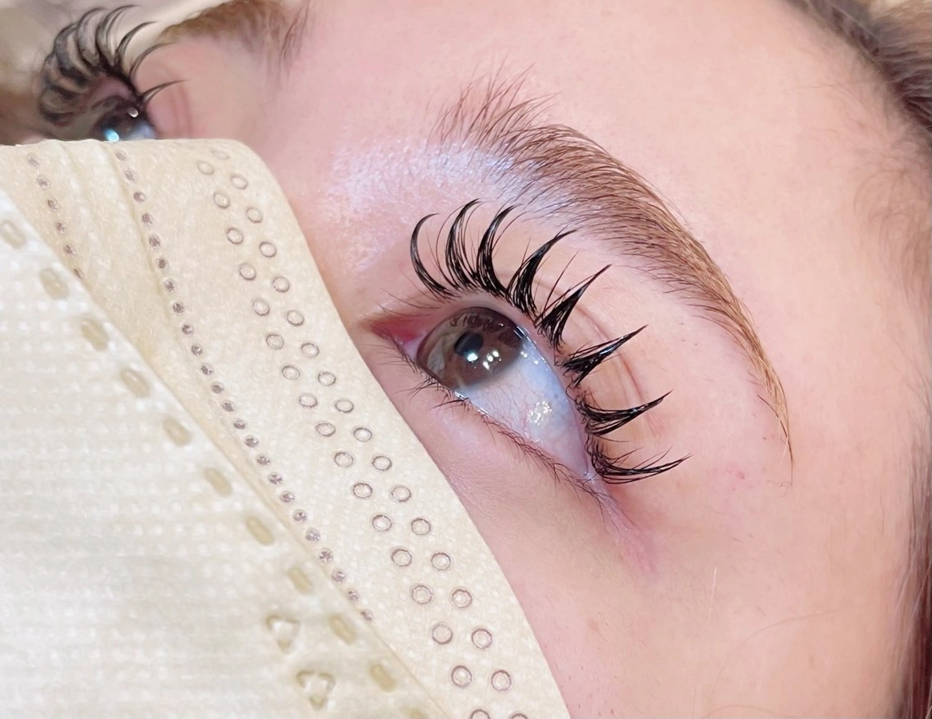 マツエク・マツパ 束感まつ毛 CCカール Cカール フラットラッシュ salon efのマツエク・マツパデザイン