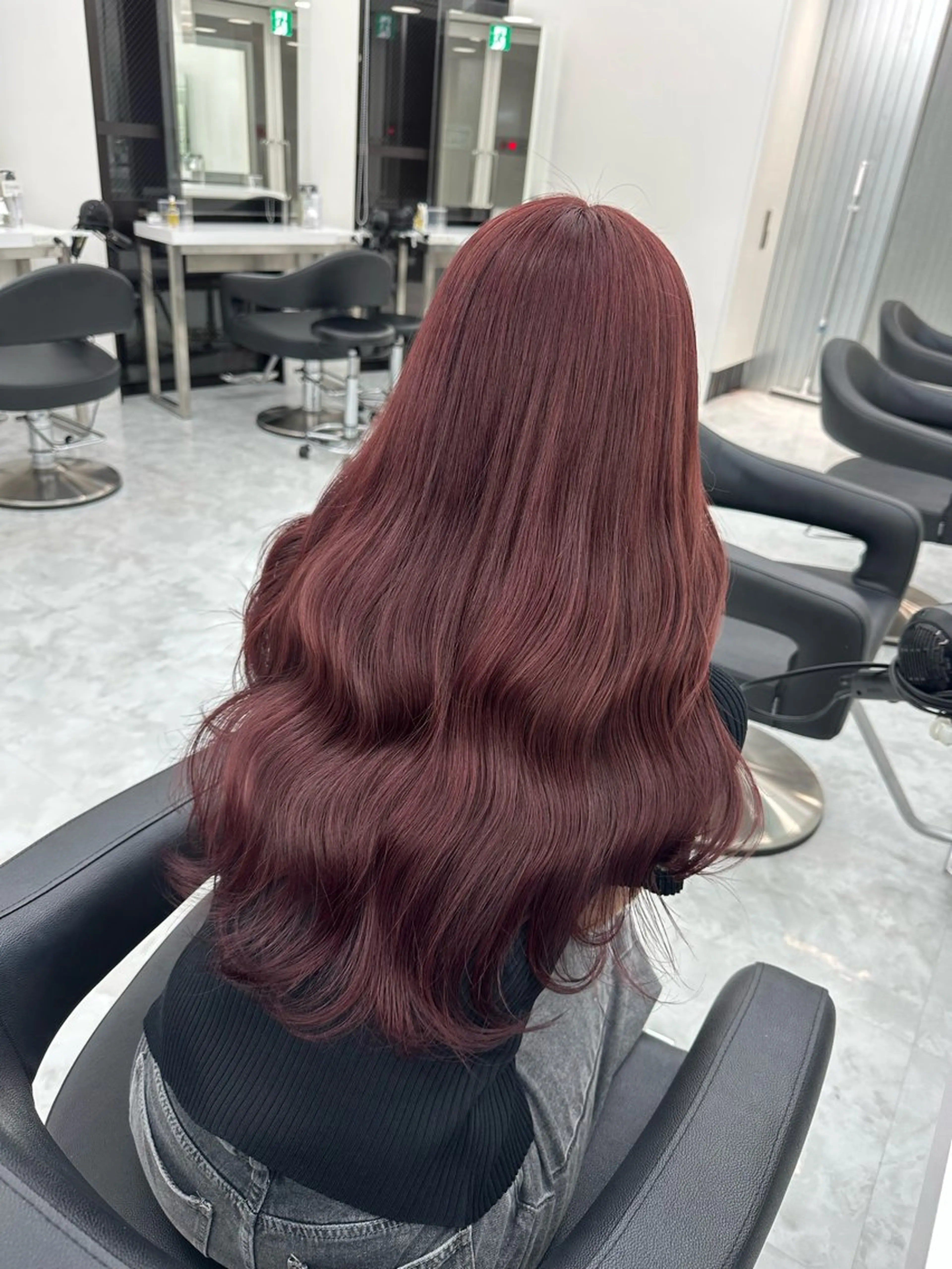 セミロング ヘアカラー トリートメント ヘッドスパ ヘアセット rio🧚🏻‍♀️ 暖色/グレージュのヘアスタイル