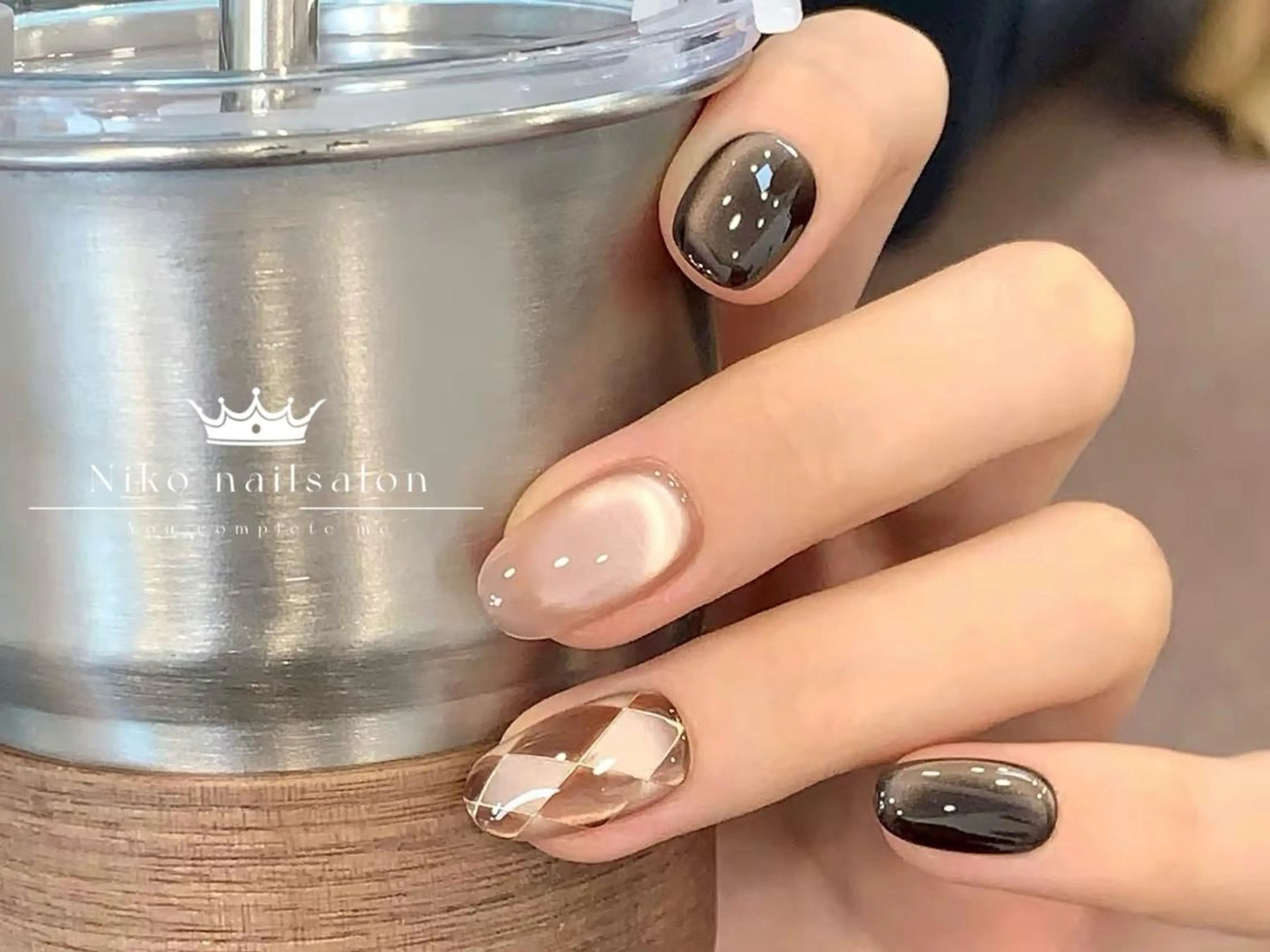 ネイル 長さ出し フットネイル フレンチネイル ジェルネイル ガラスフレンチ Nikoネイルサロン 本八幡店のネイルデザイン
