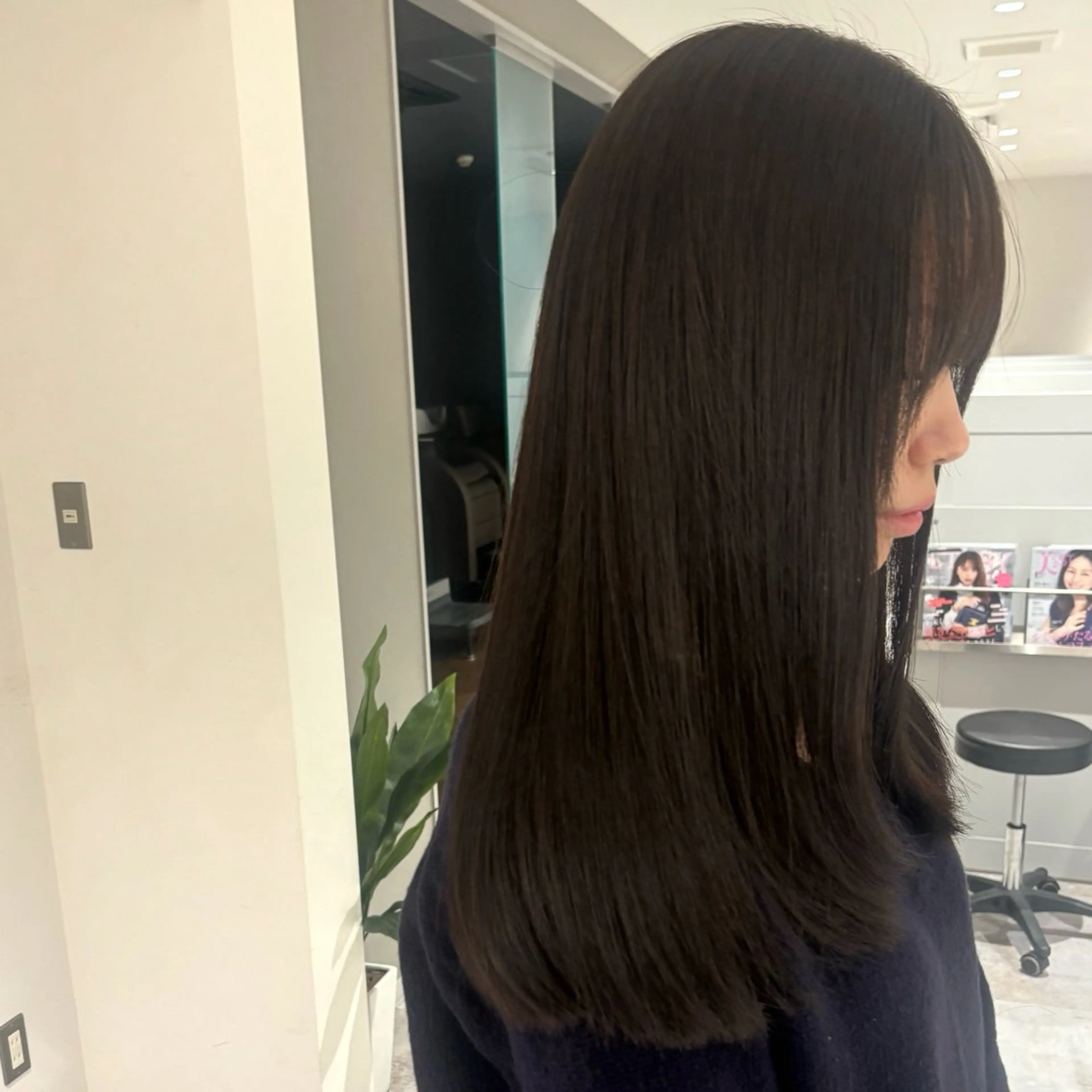 ロング カラー ブラウンカラー bellus所属・田名部 愛乙のヘアスタイル
