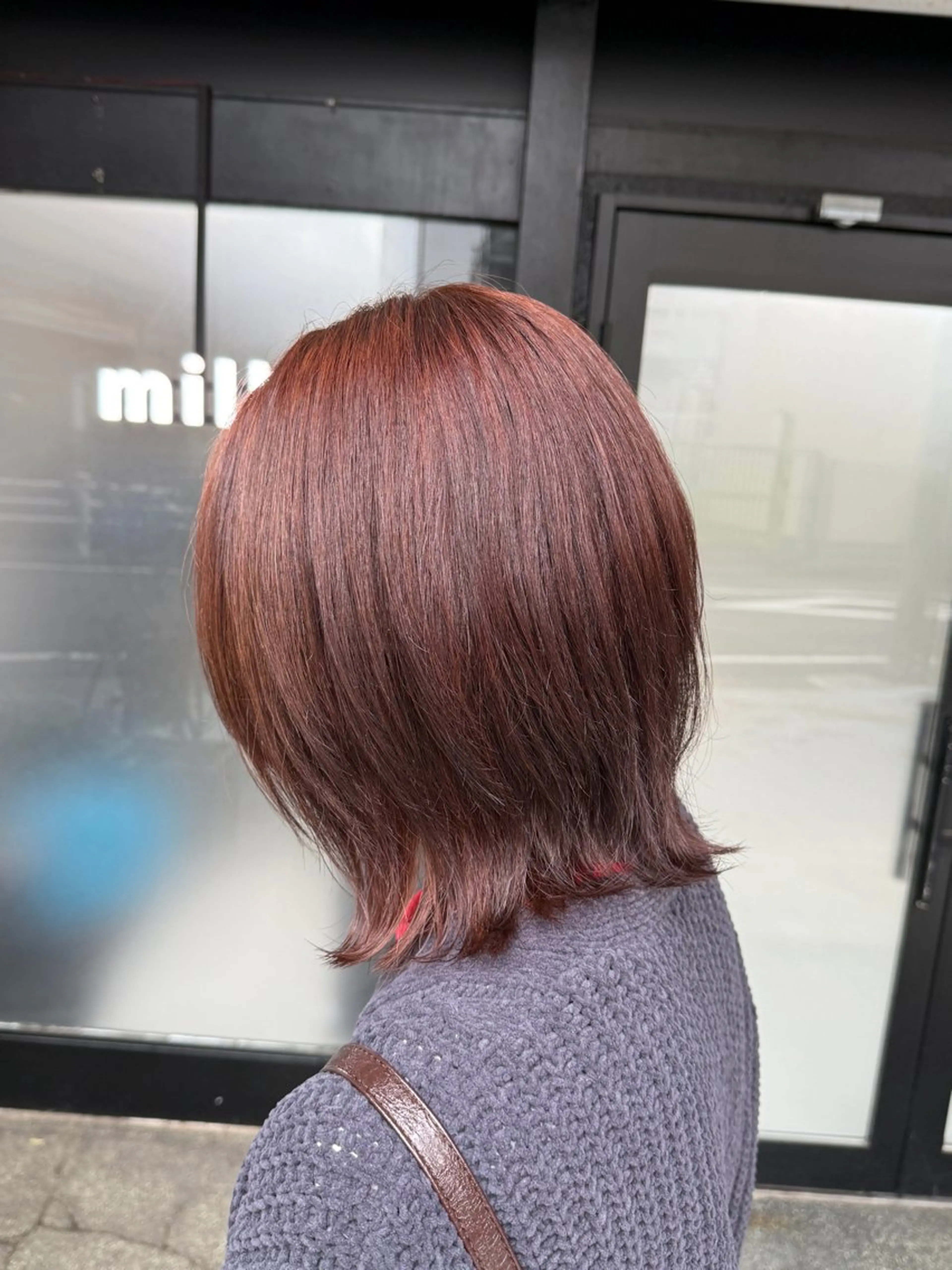 ミディアム カラー ヘアカラー 透明感カラー/パーマ 🌀アオノのヘアスタイル