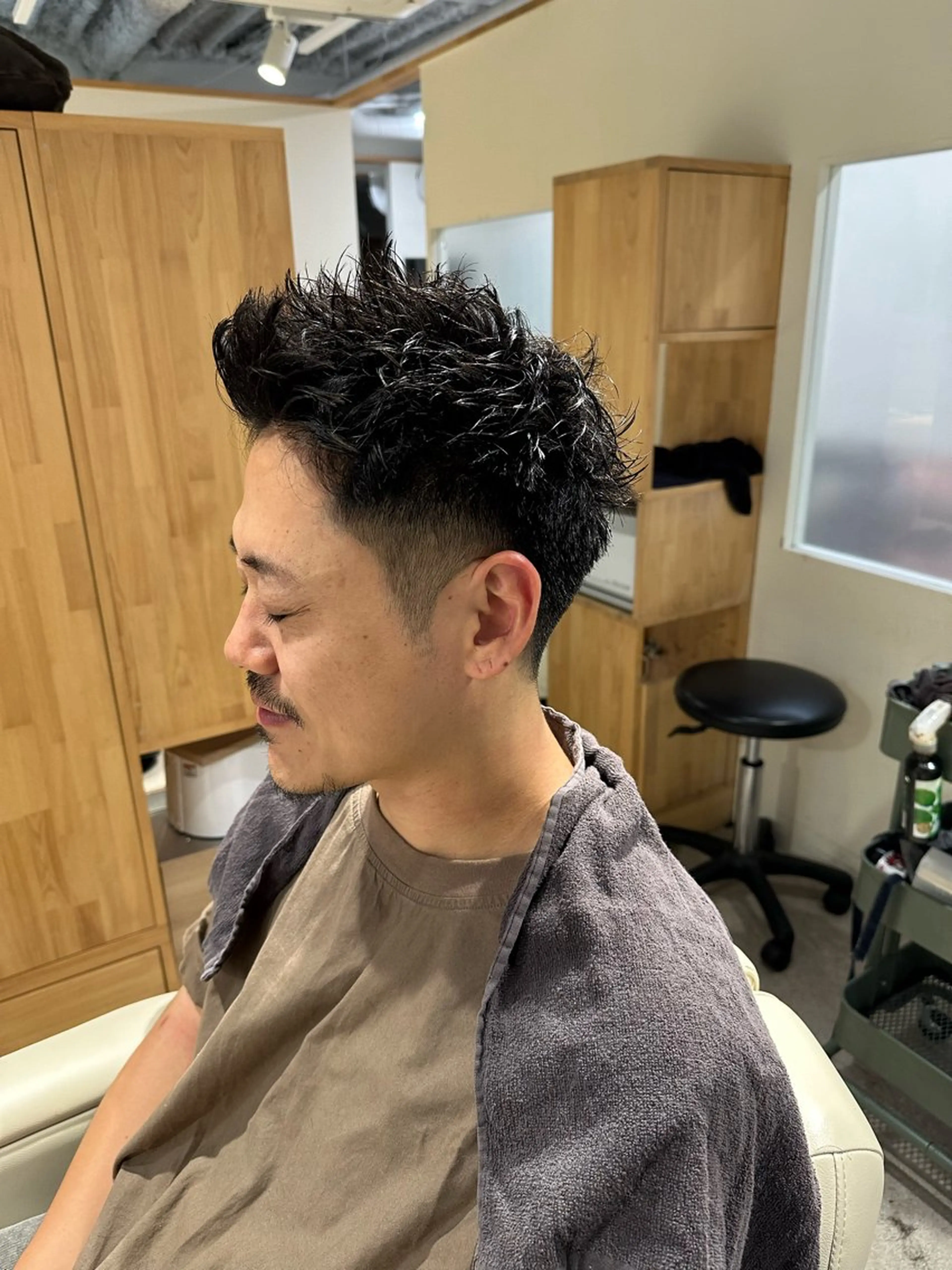 メンズ 刈り上げ カット 髪質改善＆メンズ パーマ ひぐちのヘアスタイル