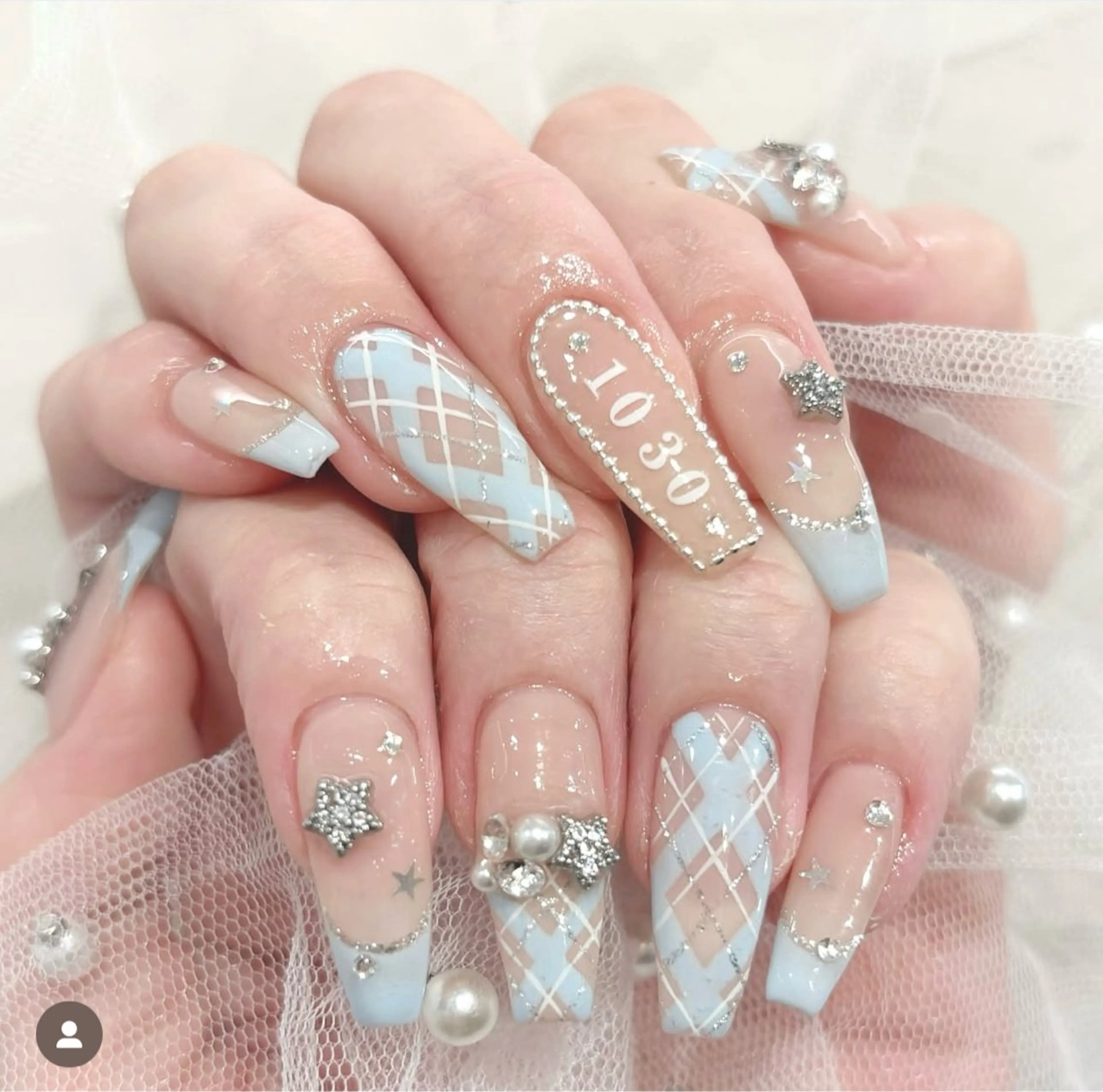 ネイル アートネイル フレンチネイル ジェルネイル 韓国ネイル マグネットネイル Lenie Shinokuboのネイルデザイン